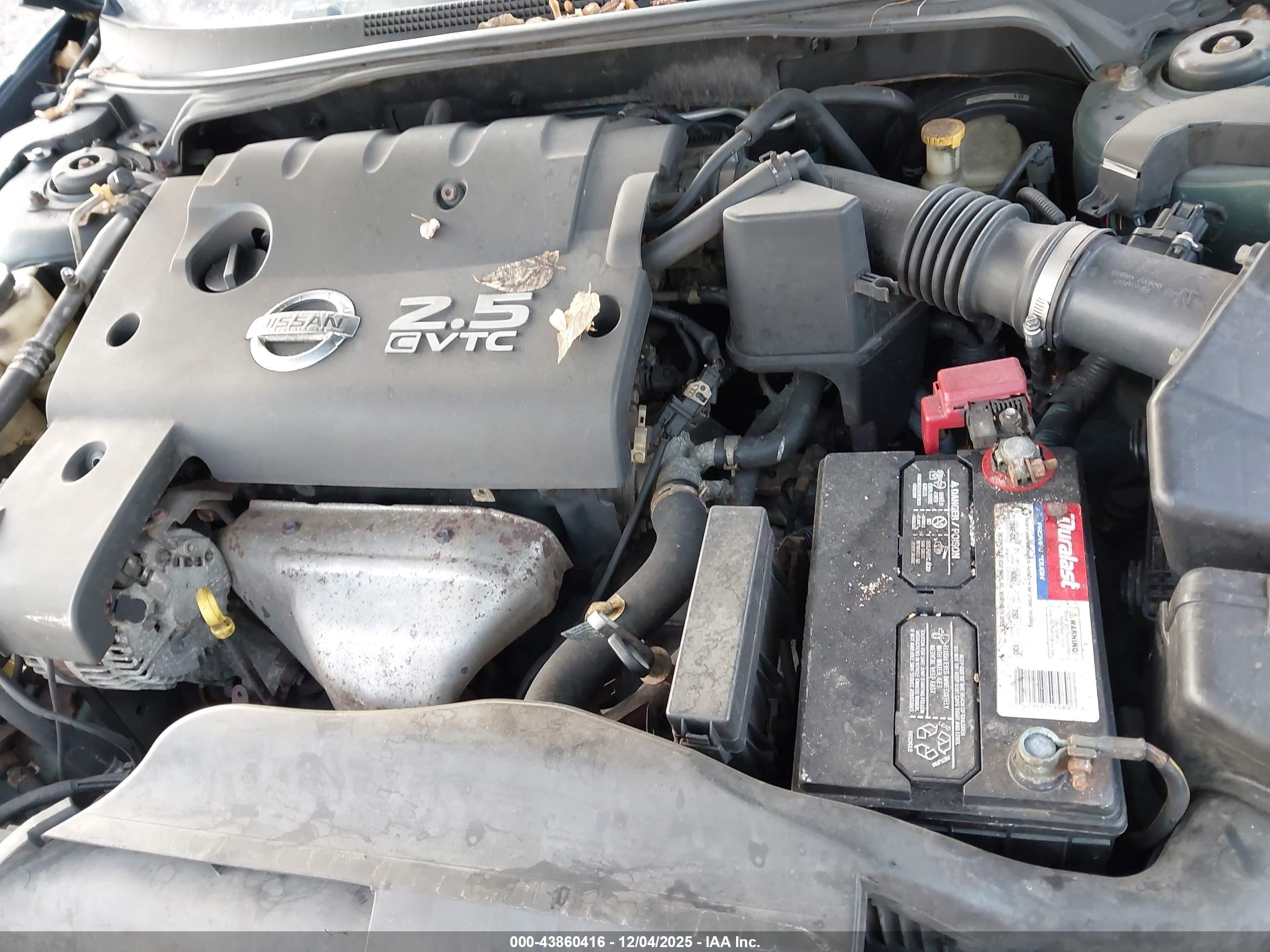 2006 Nissan Altima 2.5 S Blue vin: 1N4AL11D76C179962