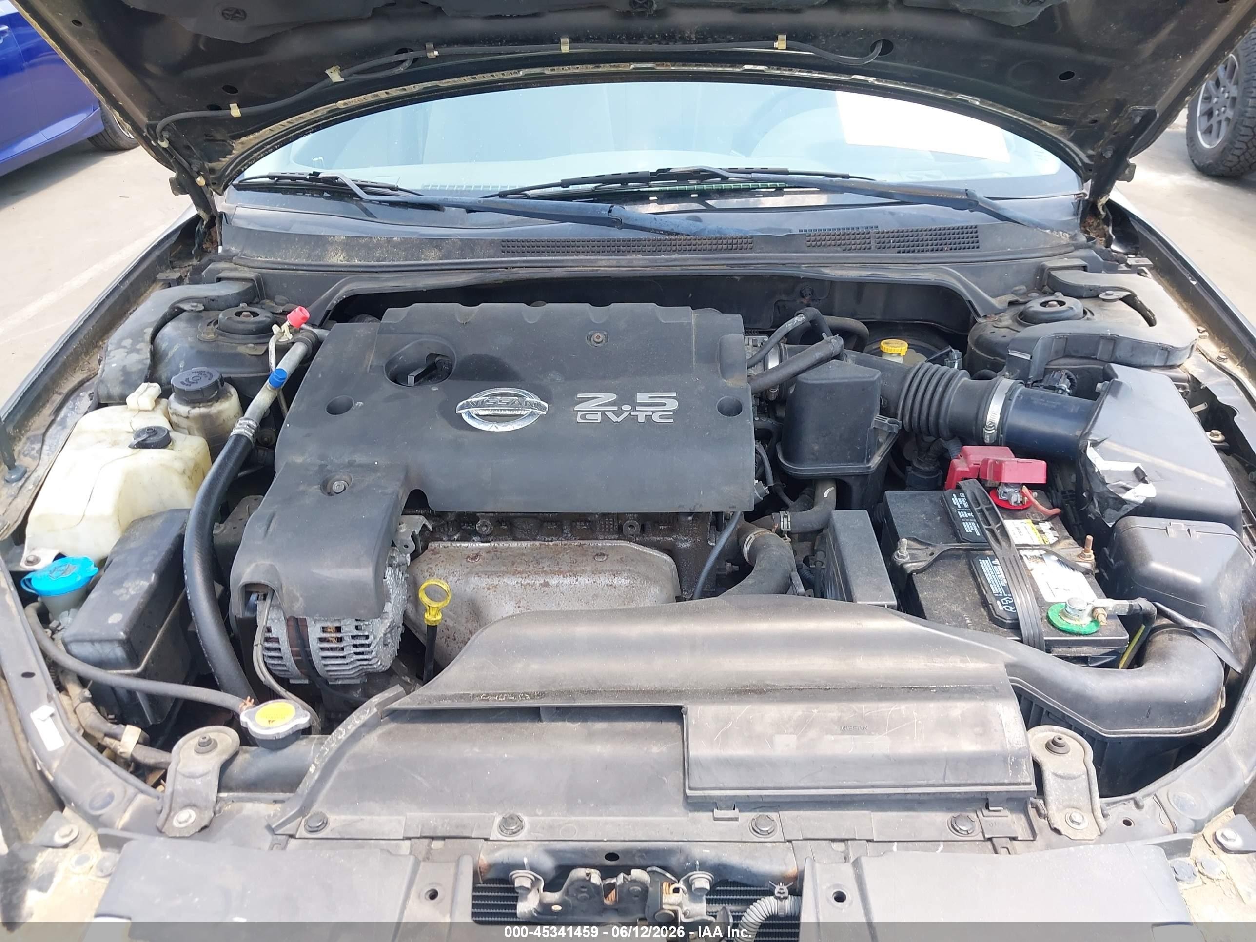 2006 Nissan Altima 2.5 S Черный vin: 1N4AL11D76C184854