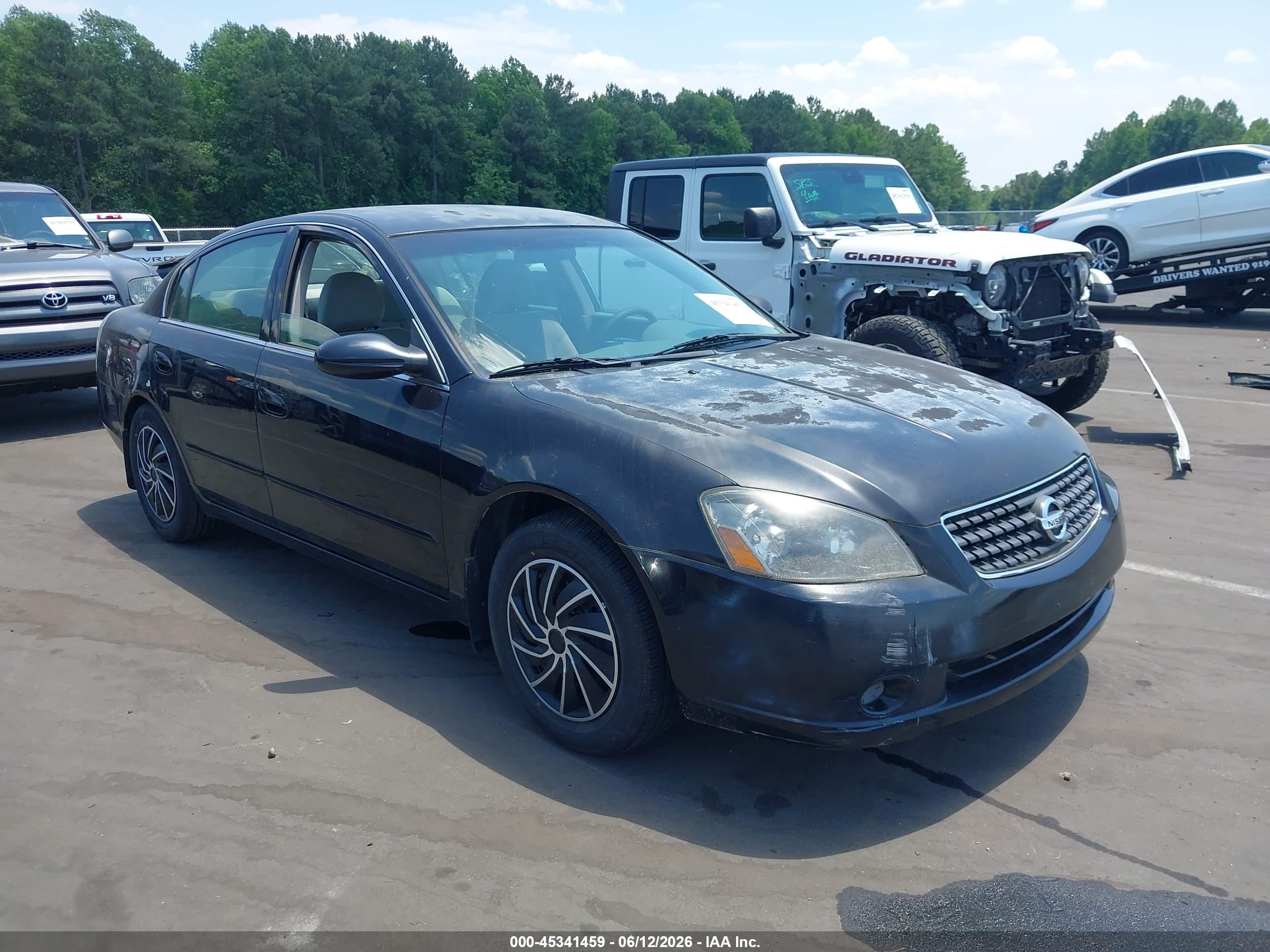 2006 Nissan Altima 2.5 S Черный vin: 1N4AL11D76C184854