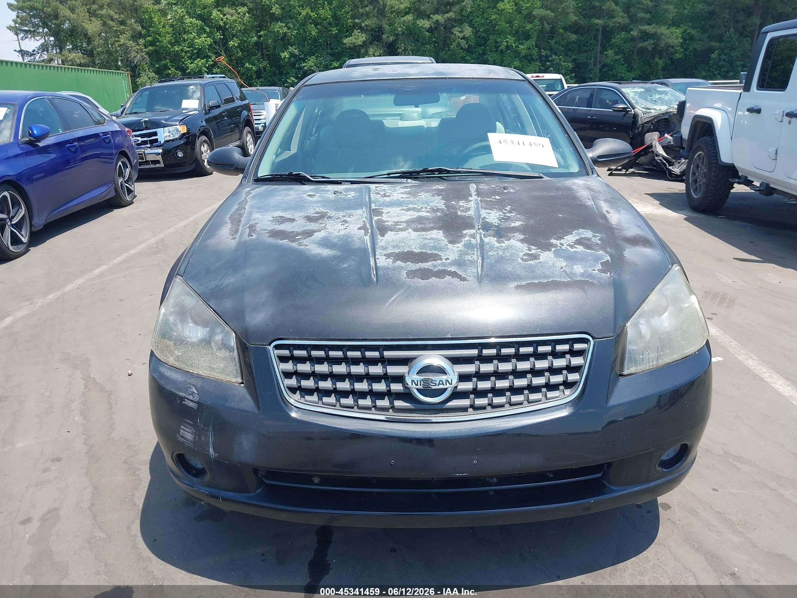 2006 Nissan Altima 2.5 S Черный vin: 1N4AL11D76C184854