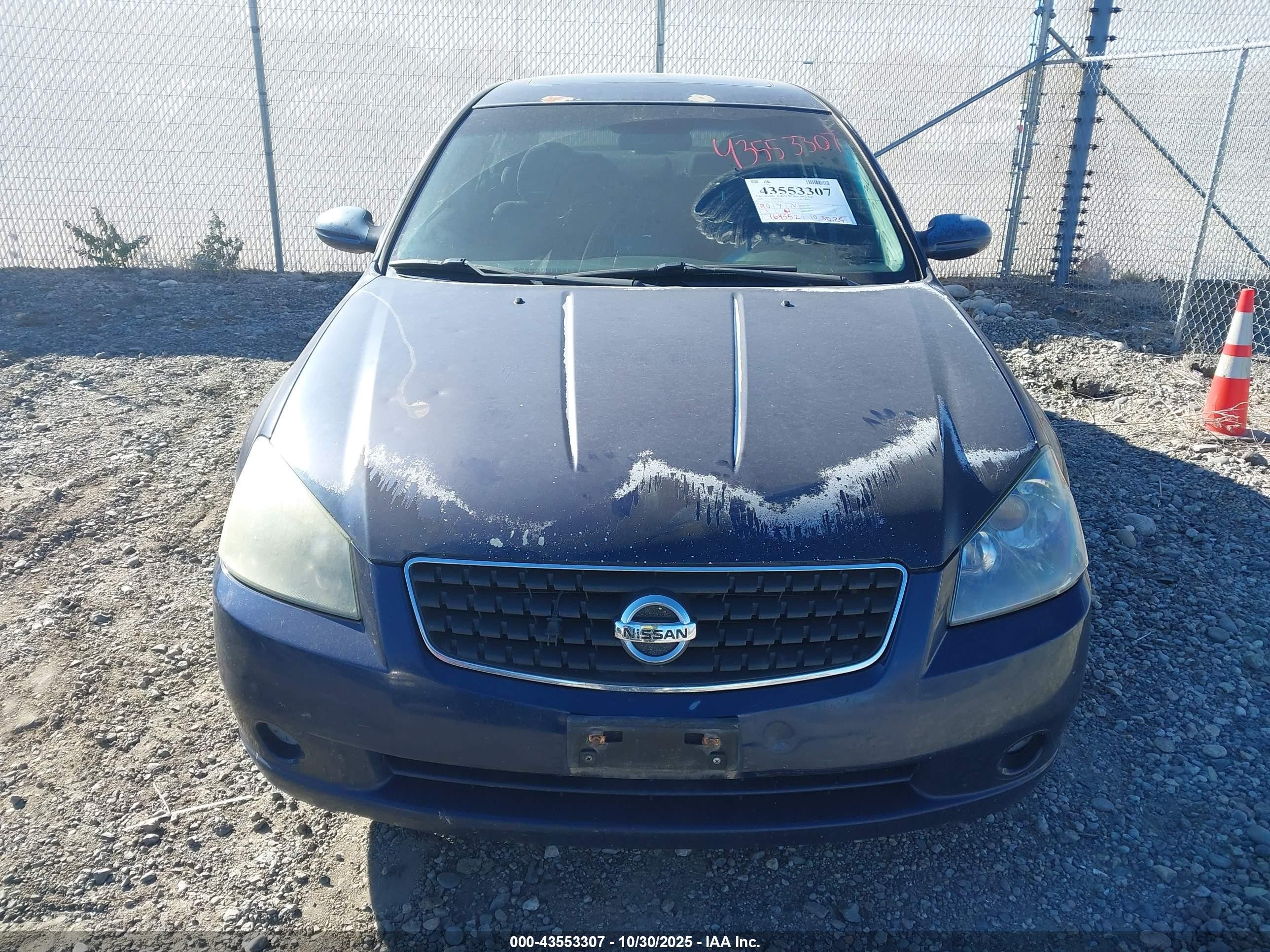 2006 Nissan Altima 2.5 S Dark Blue vin: 1N4AL11D76C186250