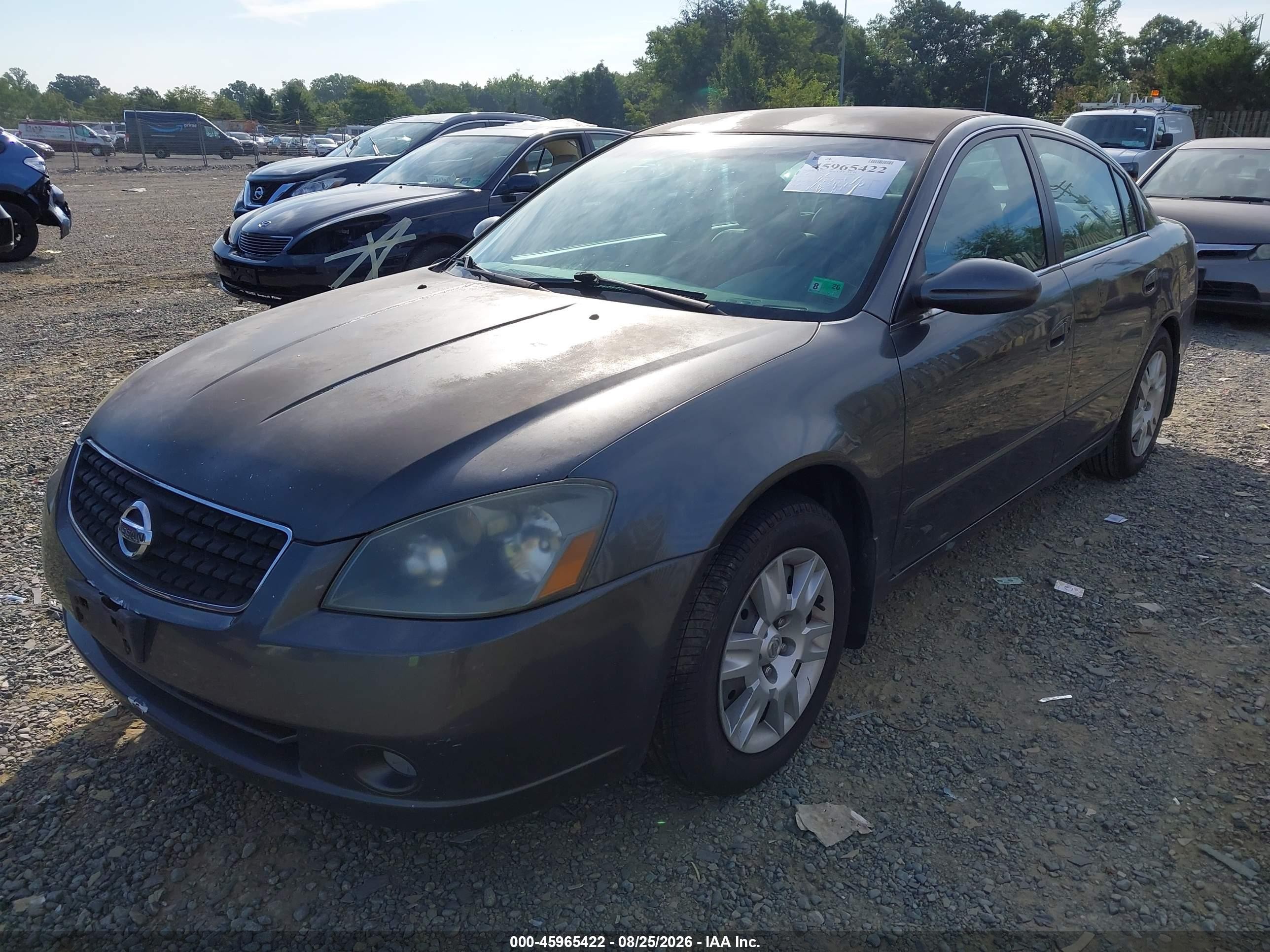 2006 Nissan Altima 2.5 S Серый vin: 1N4AL11D76C232224