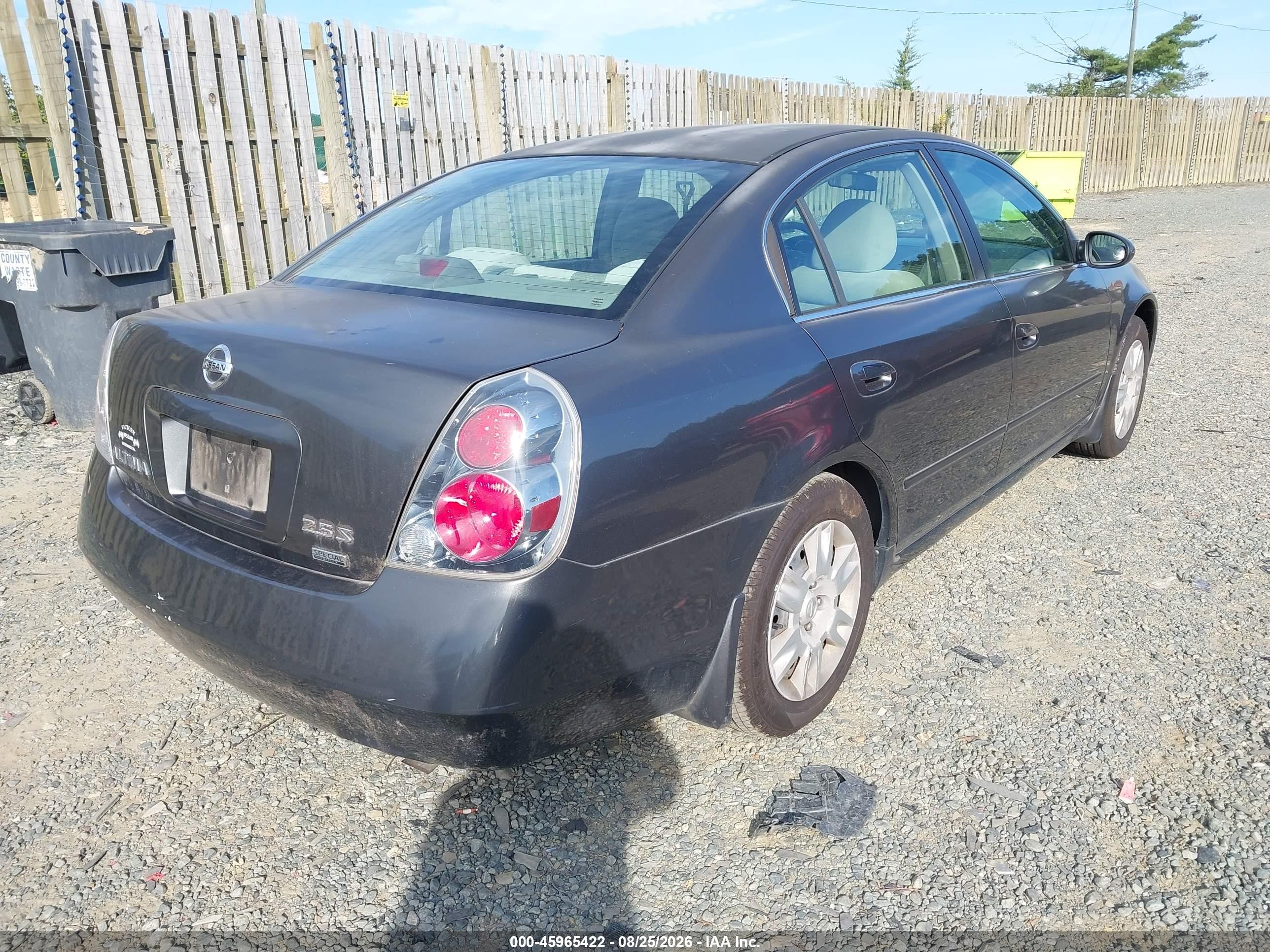 2006 Nissan Altima 2.5 S Серый vin: 1N4AL11D76C232224