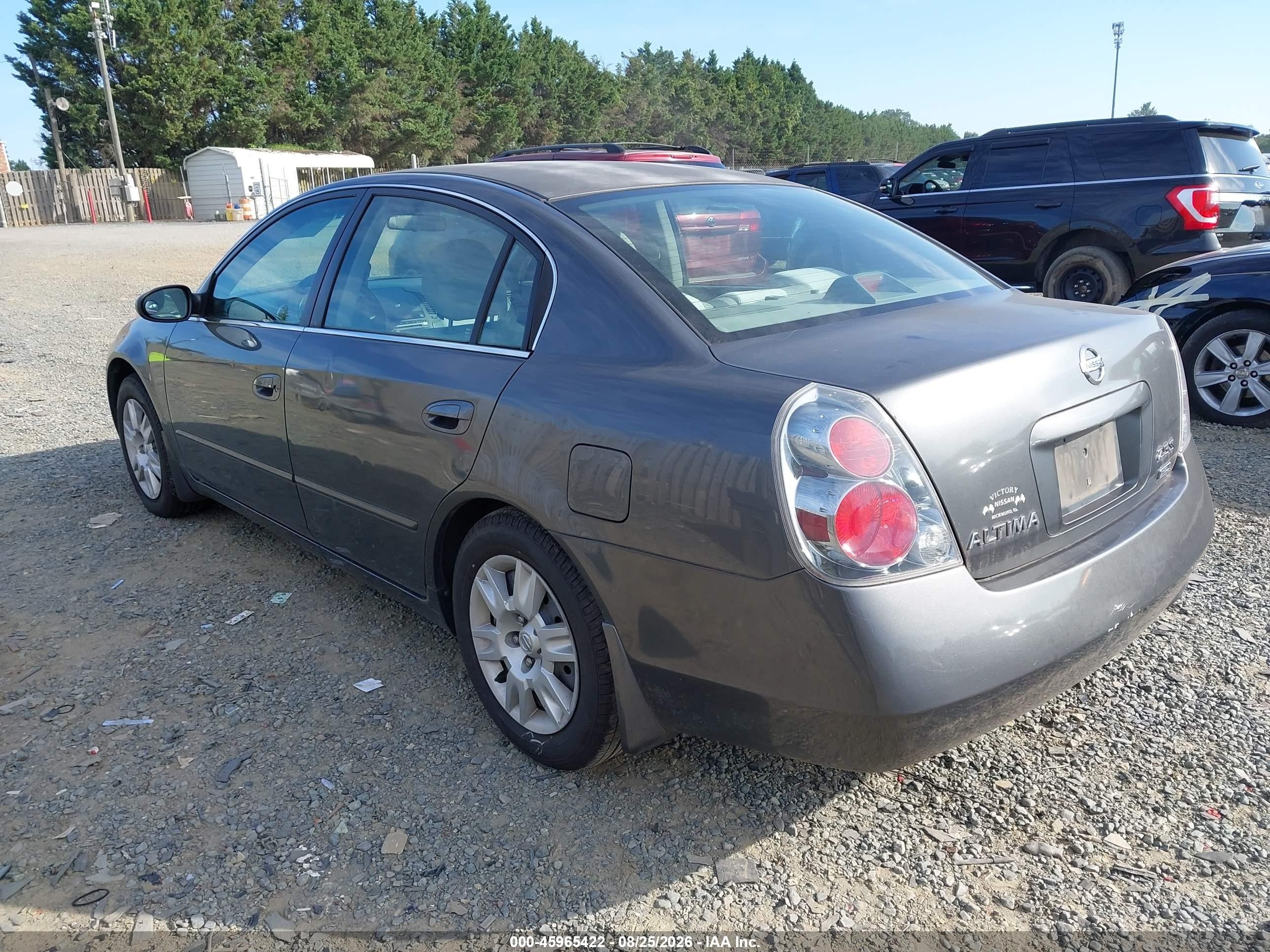 2006 Nissan Altima 2.5 S Серый vin: 1N4AL11D76C232224