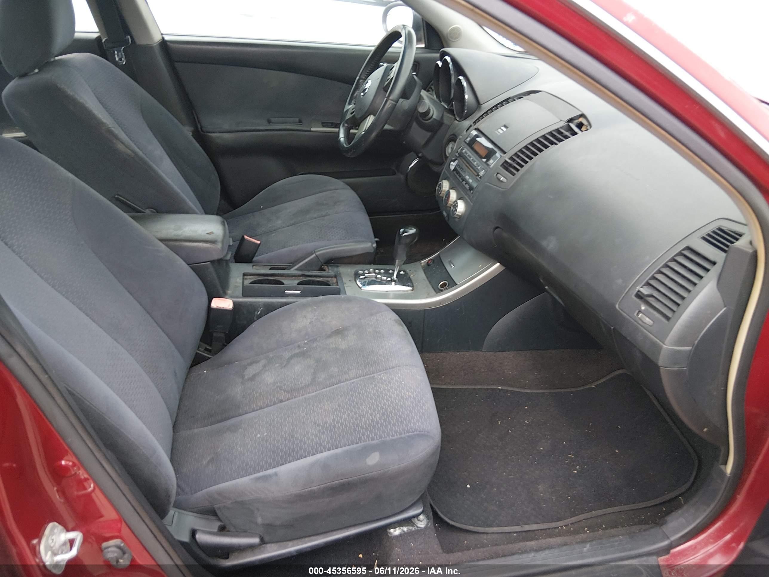 2006 Nissan Altima 2.5 S Maroon vin: 1N4AL11D76C256765