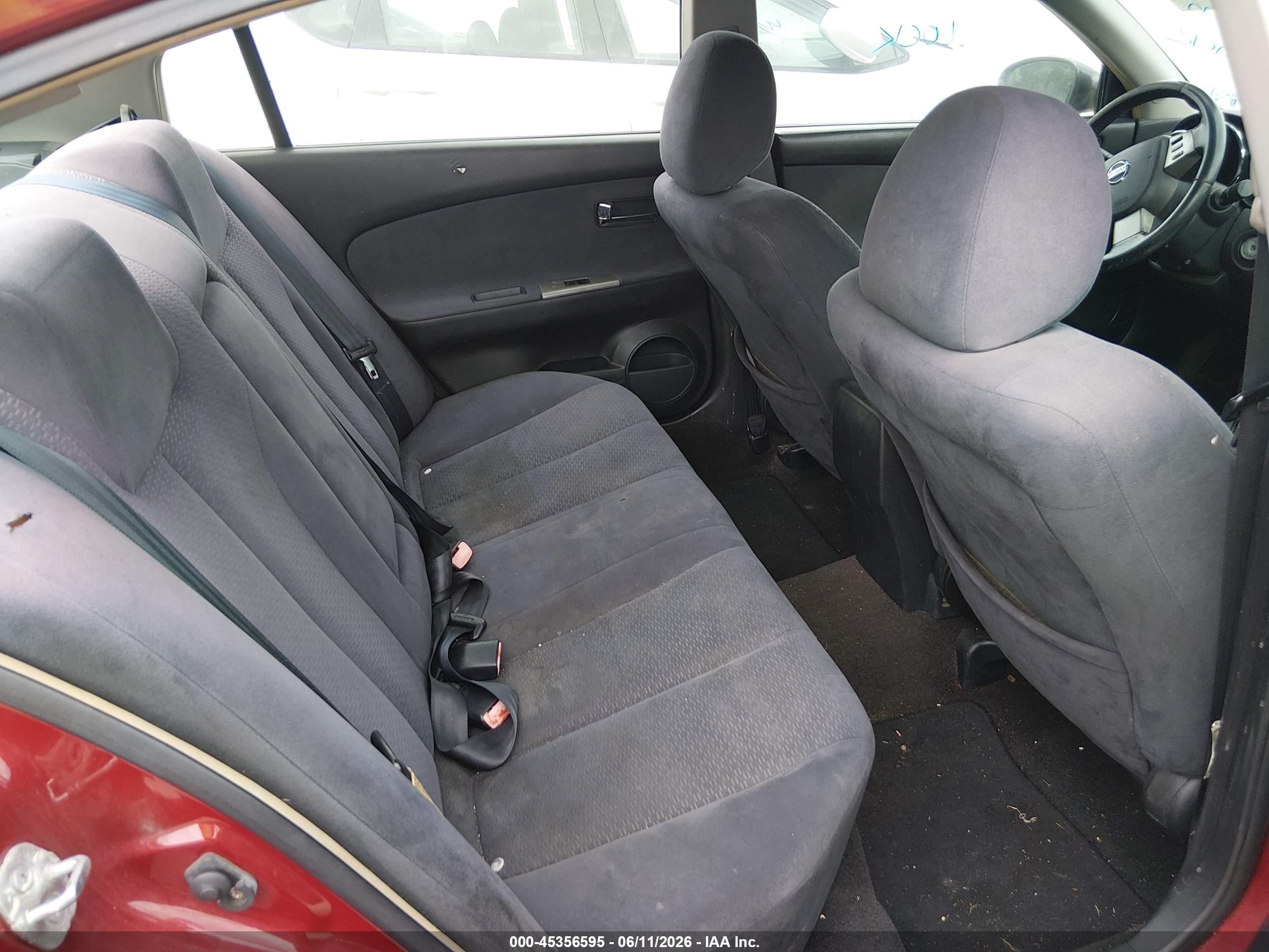 2006 Nissan Altima 2.5 S Maroon vin: 1N4AL11D76C256765