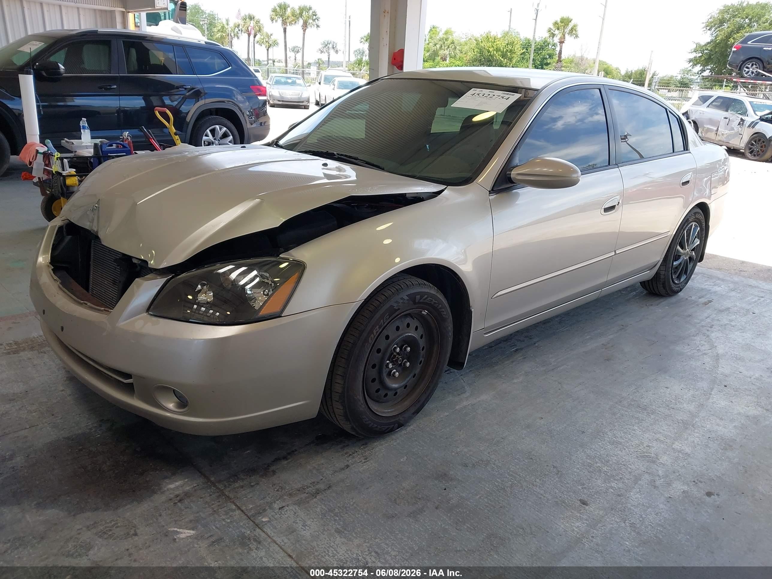 2006 Nissan Altima 2.5 S Золотой vin: 1N4AL11D76C258970