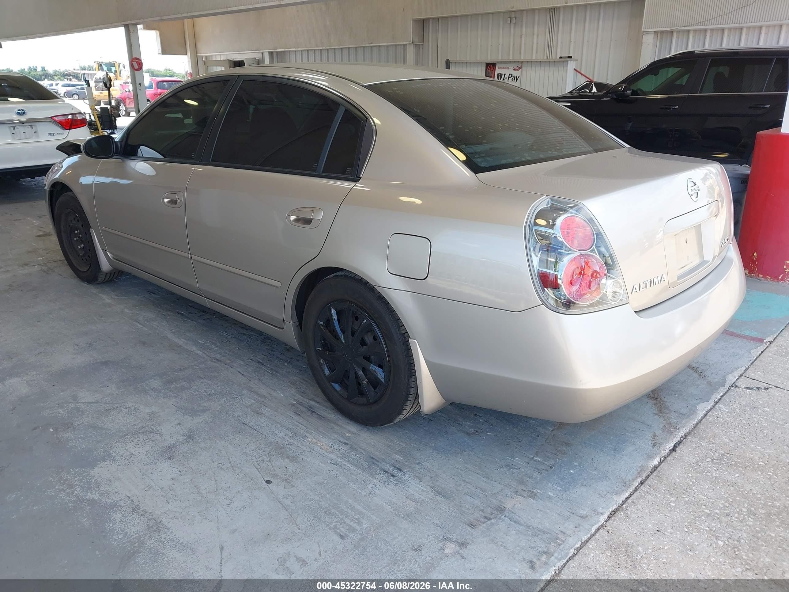 2006 Nissan Altima 2.5 S Золотой vin: 1N4AL11D76C258970