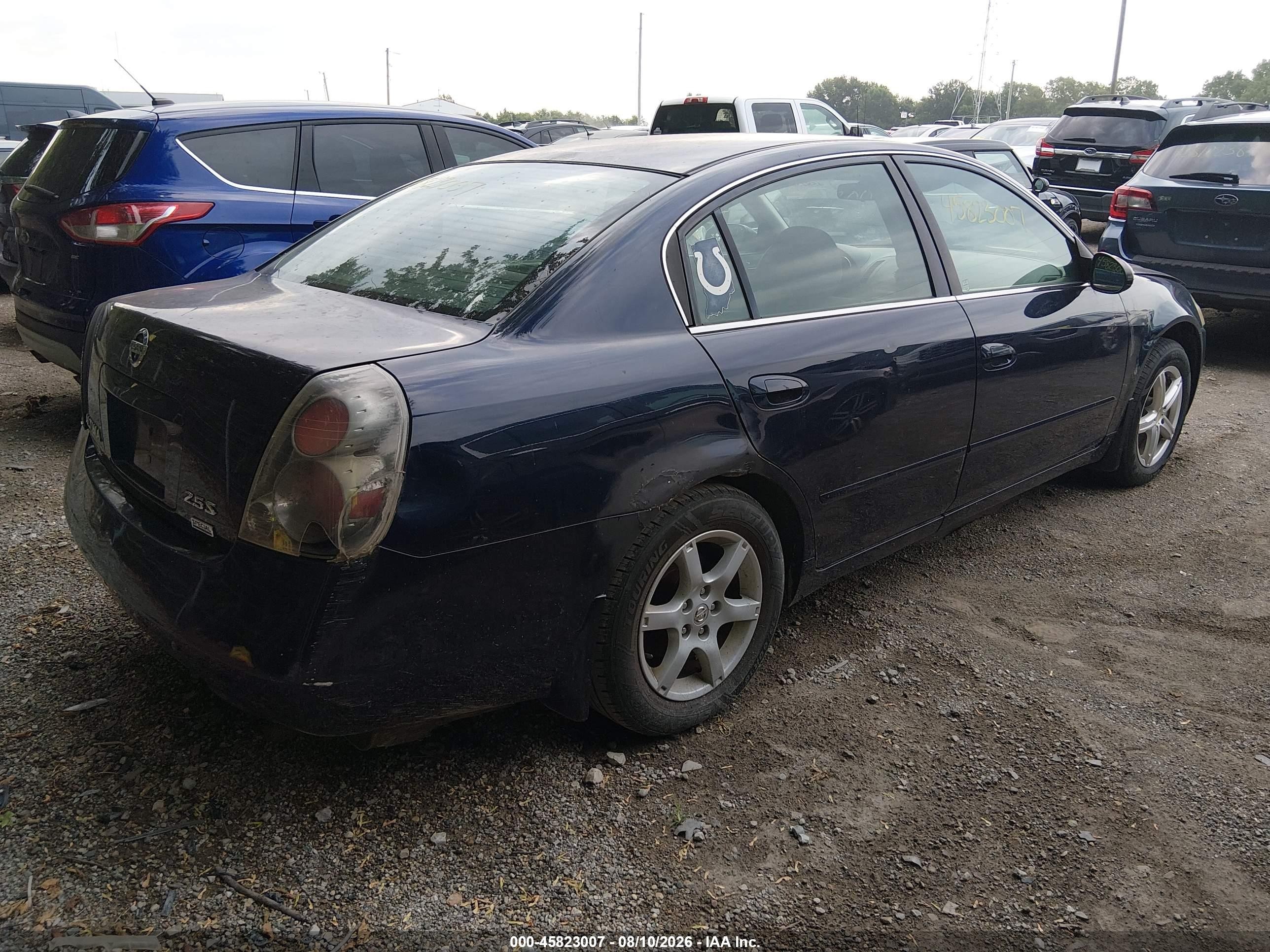 2006 Nissan Altima 2.5 S Navy vin: 1N4AL11D76C259150