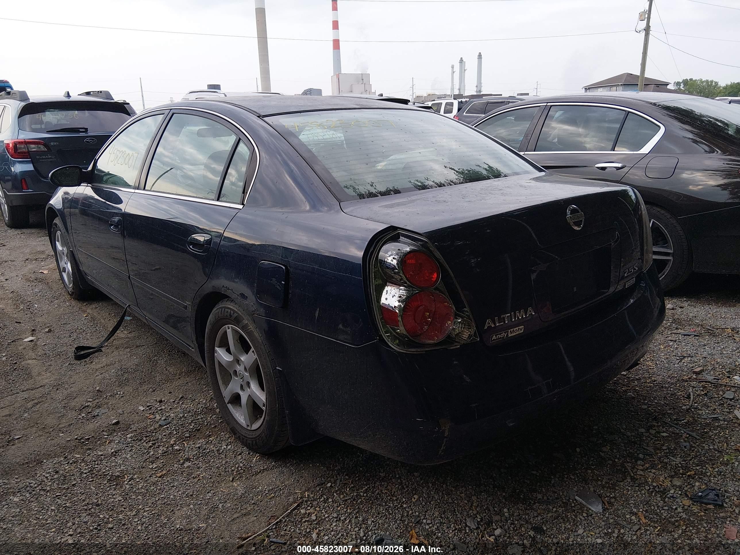 2006 Nissan Altima 2.5 S Navy vin: 1N4AL11D76C259150