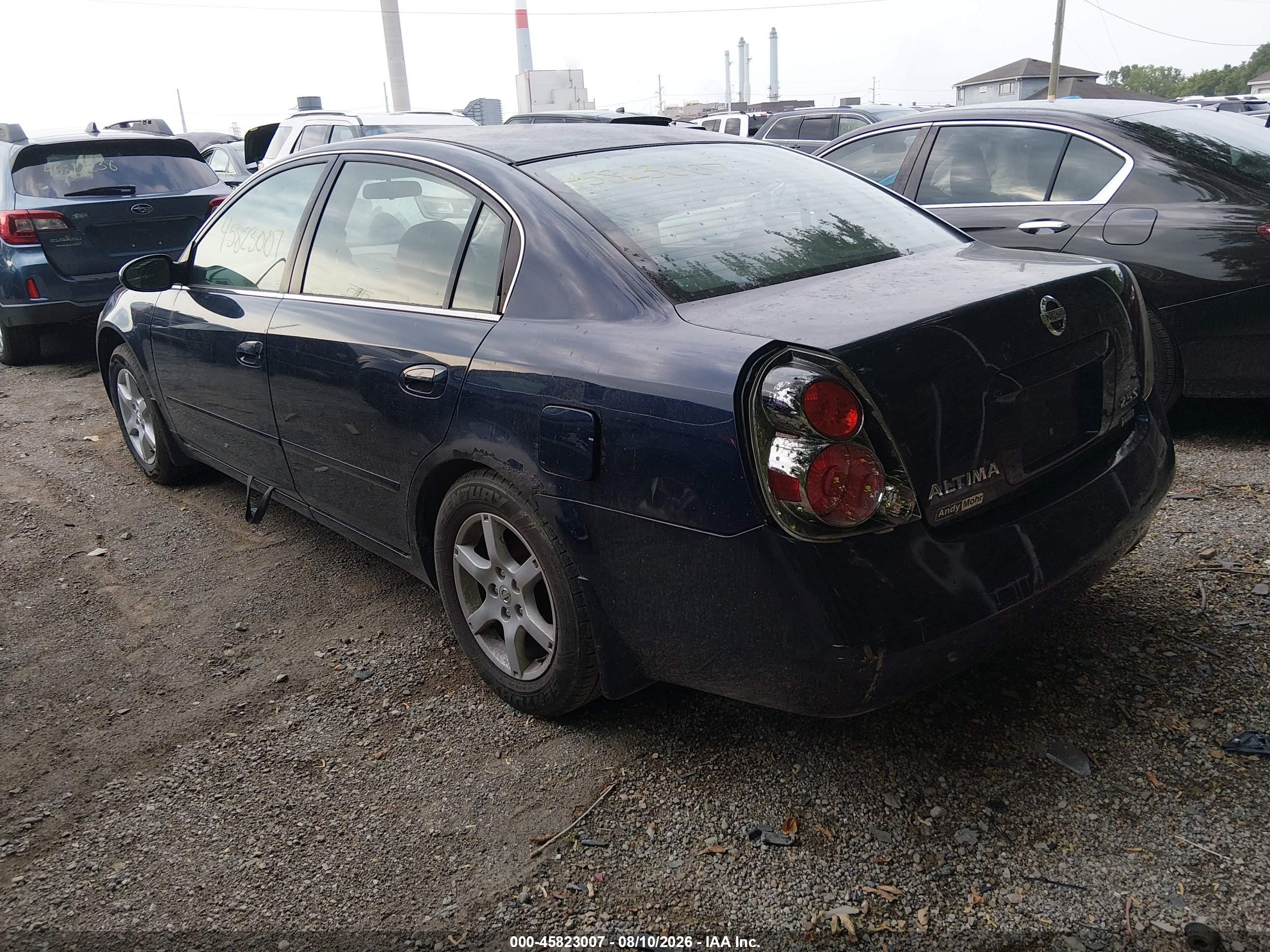 2006 Nissan Altima 2.5 S Navy vin: 1N4AL11D76C259150