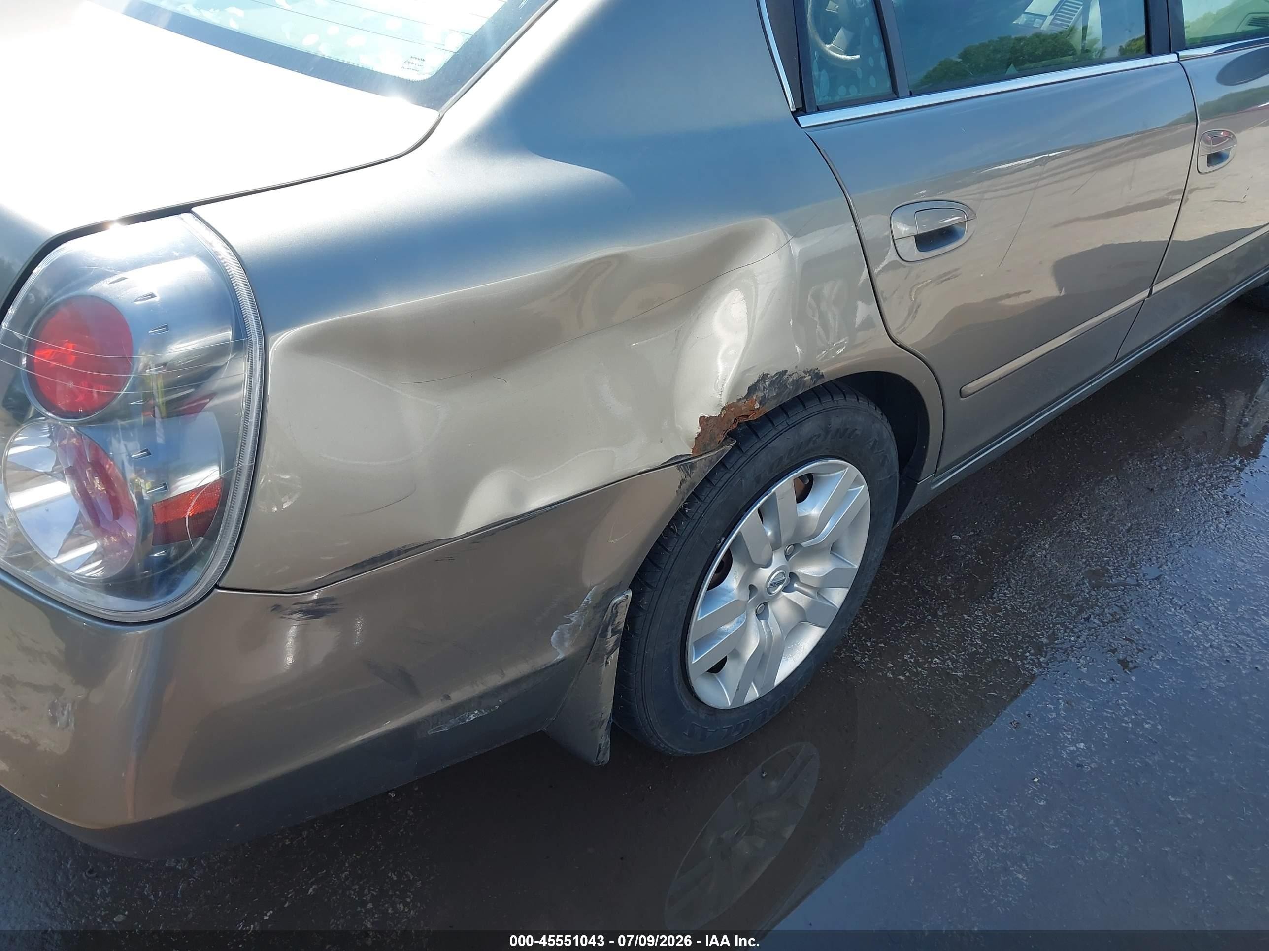 2006 Nissan Altima 2.5 S Gray vin: 1N4AL11D76N322185