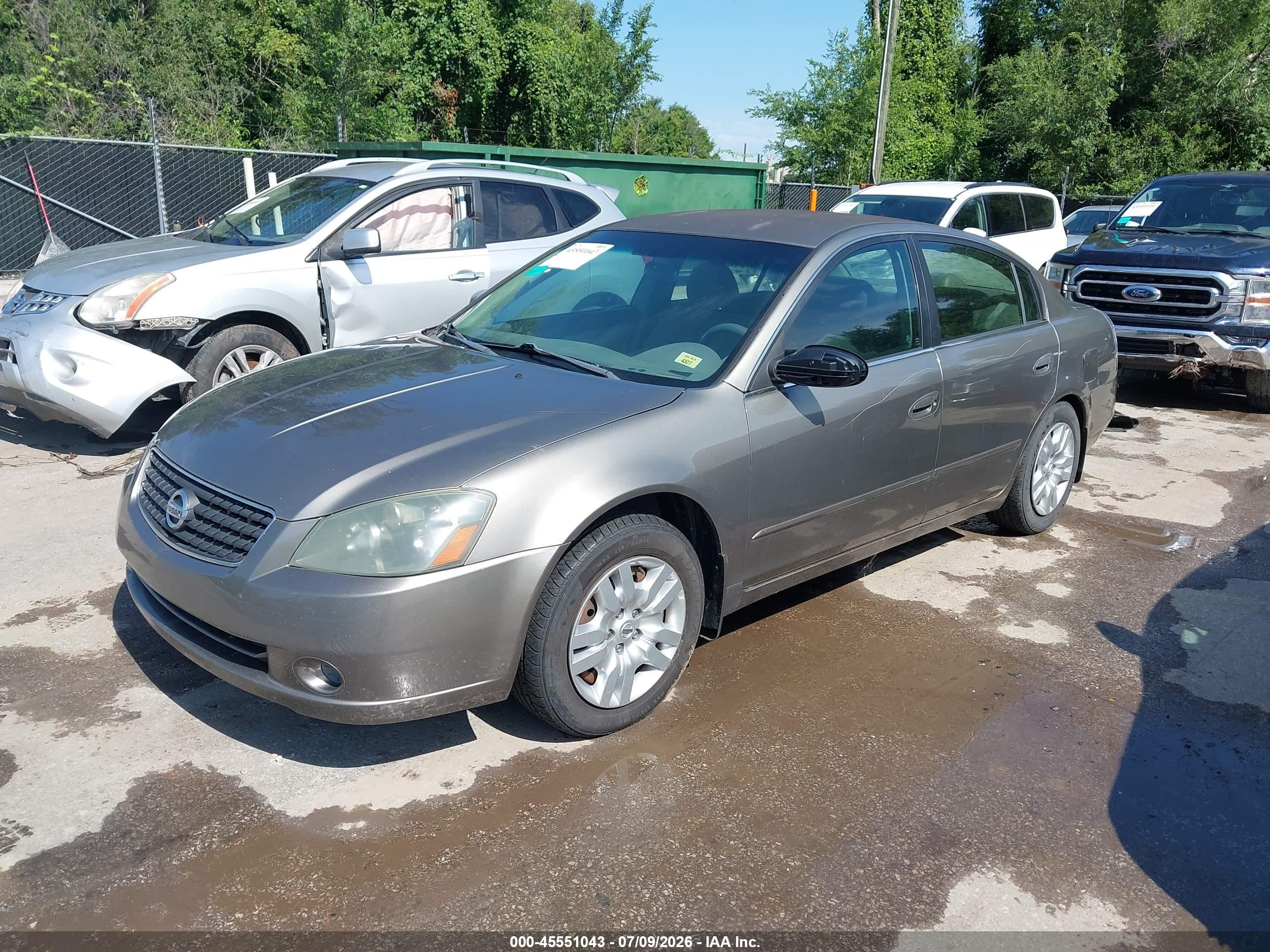 2006 Nissan Altima 2.5 S Gray vin: 1N4AL11D76N322185