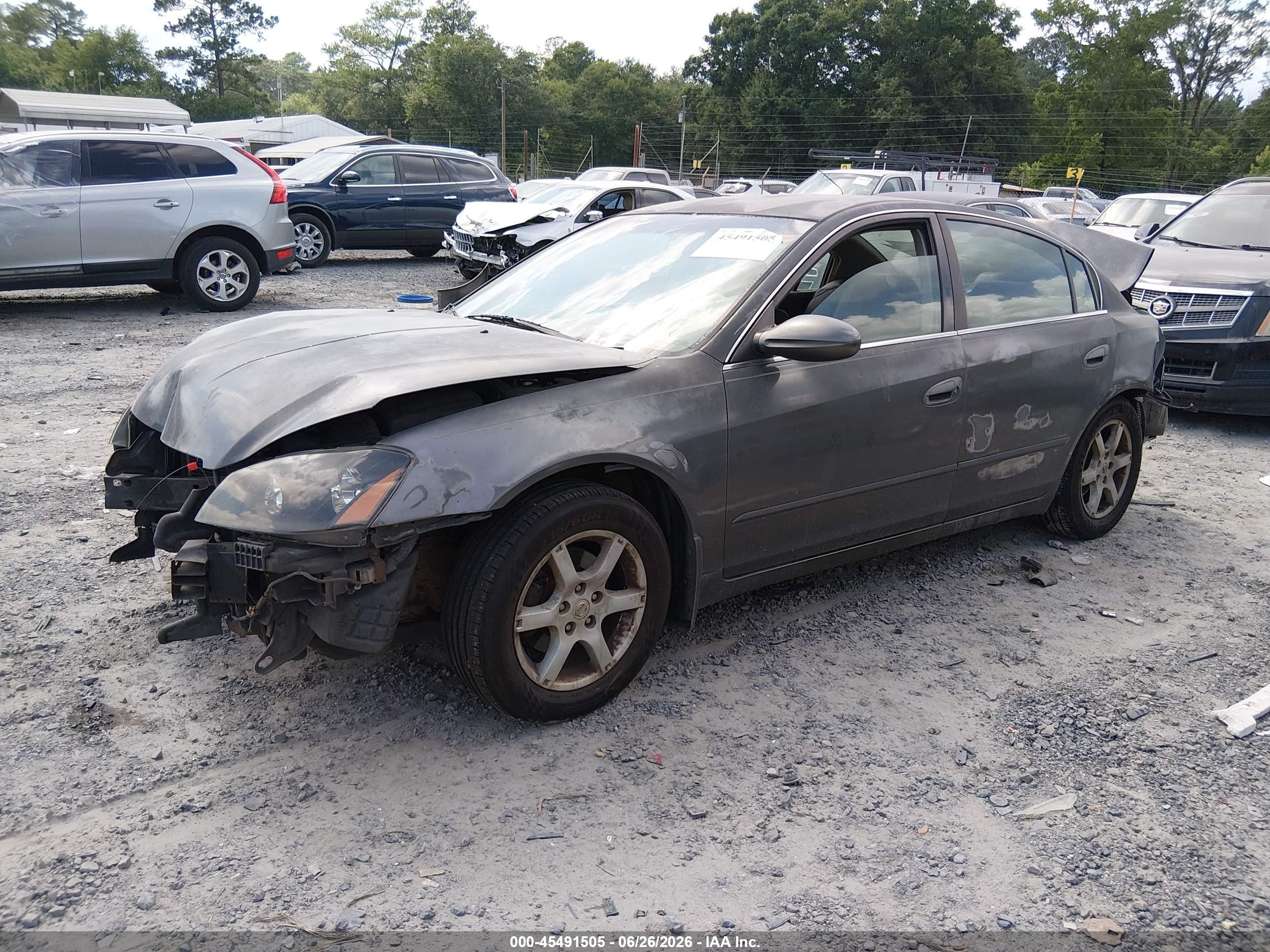 2006 Nissan Altima 2.5 S Gray vin: 1N4AL11D76N349841