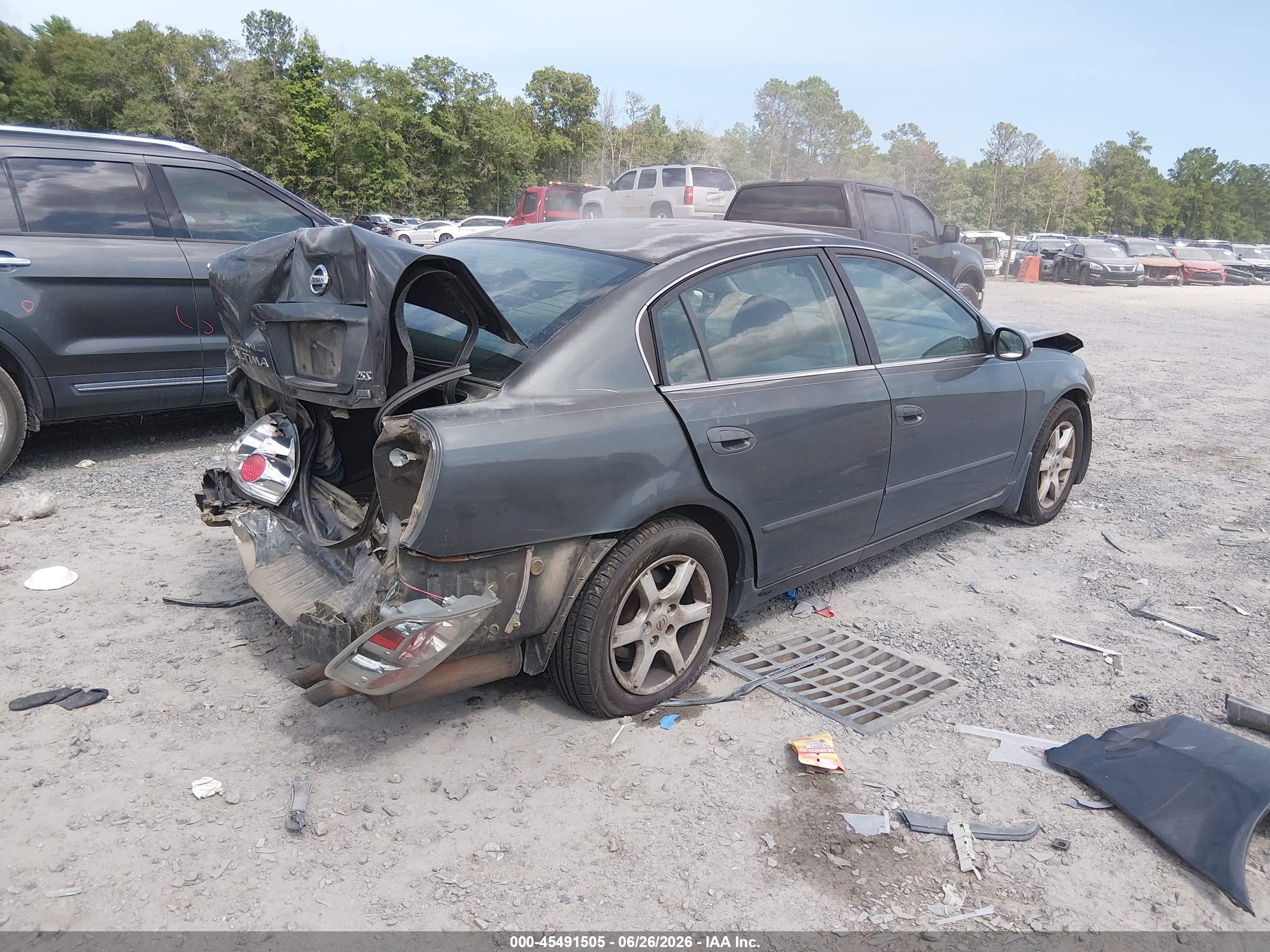 2006 Nissan Altima 2.5 S Gray vin: 1N4AL11D76N349841