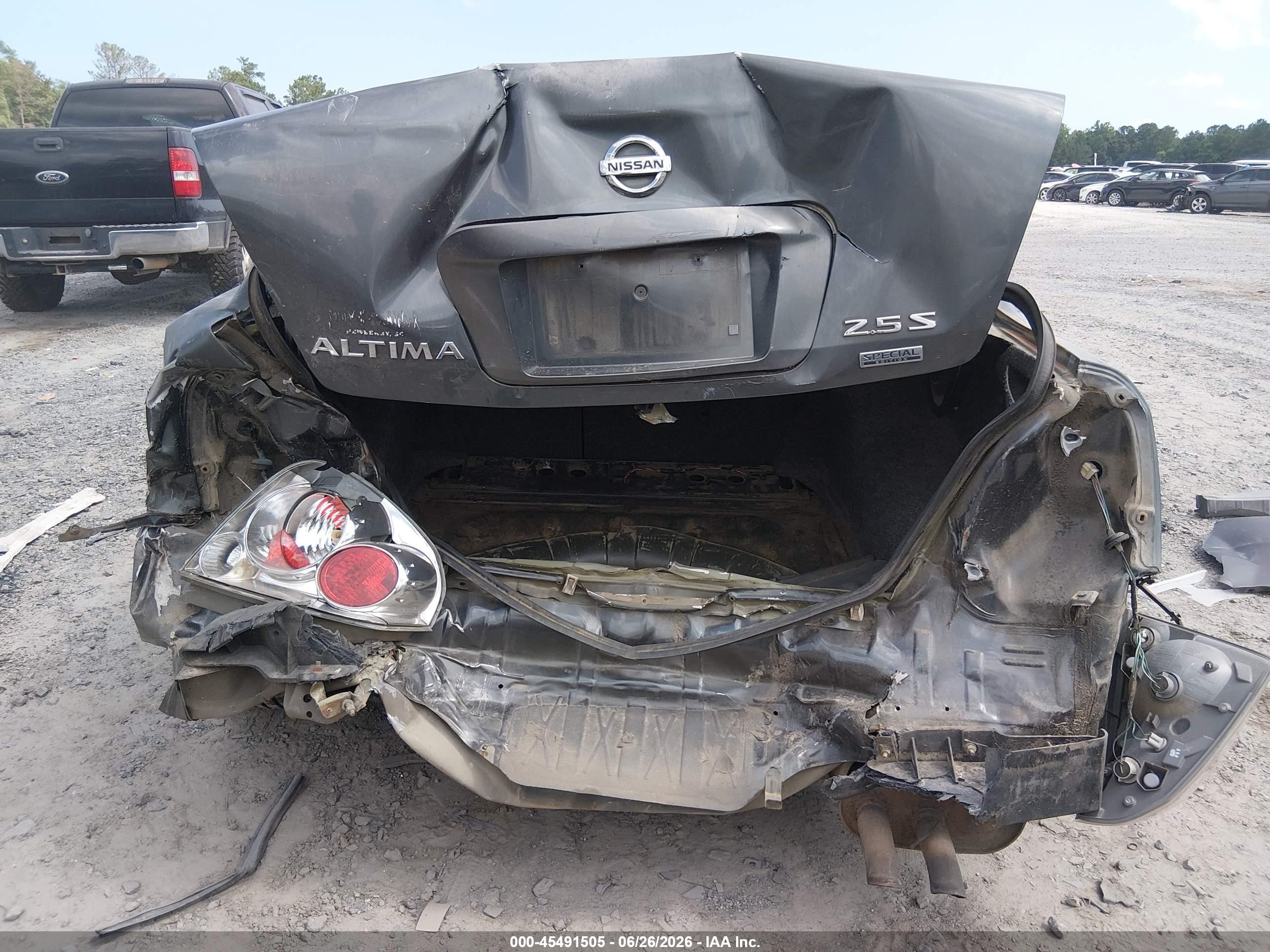 2006 Nissan Altima 2.5 S Gray vin: 1N4AL11D76N349841
