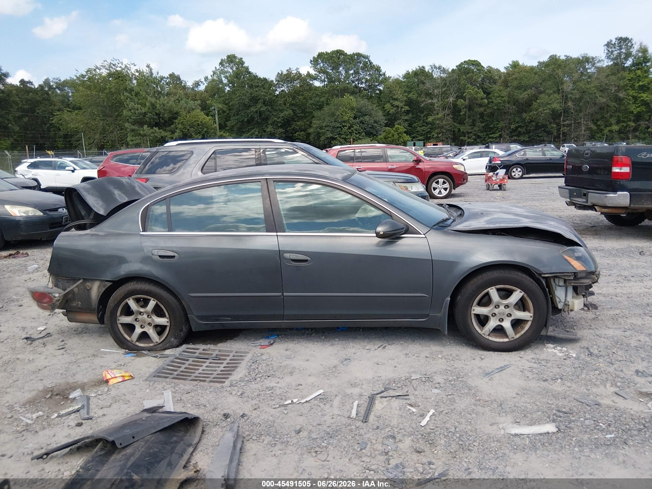 2006 Nissan Altima 2.5 S Gray vin: 1N4AL11D76N349841