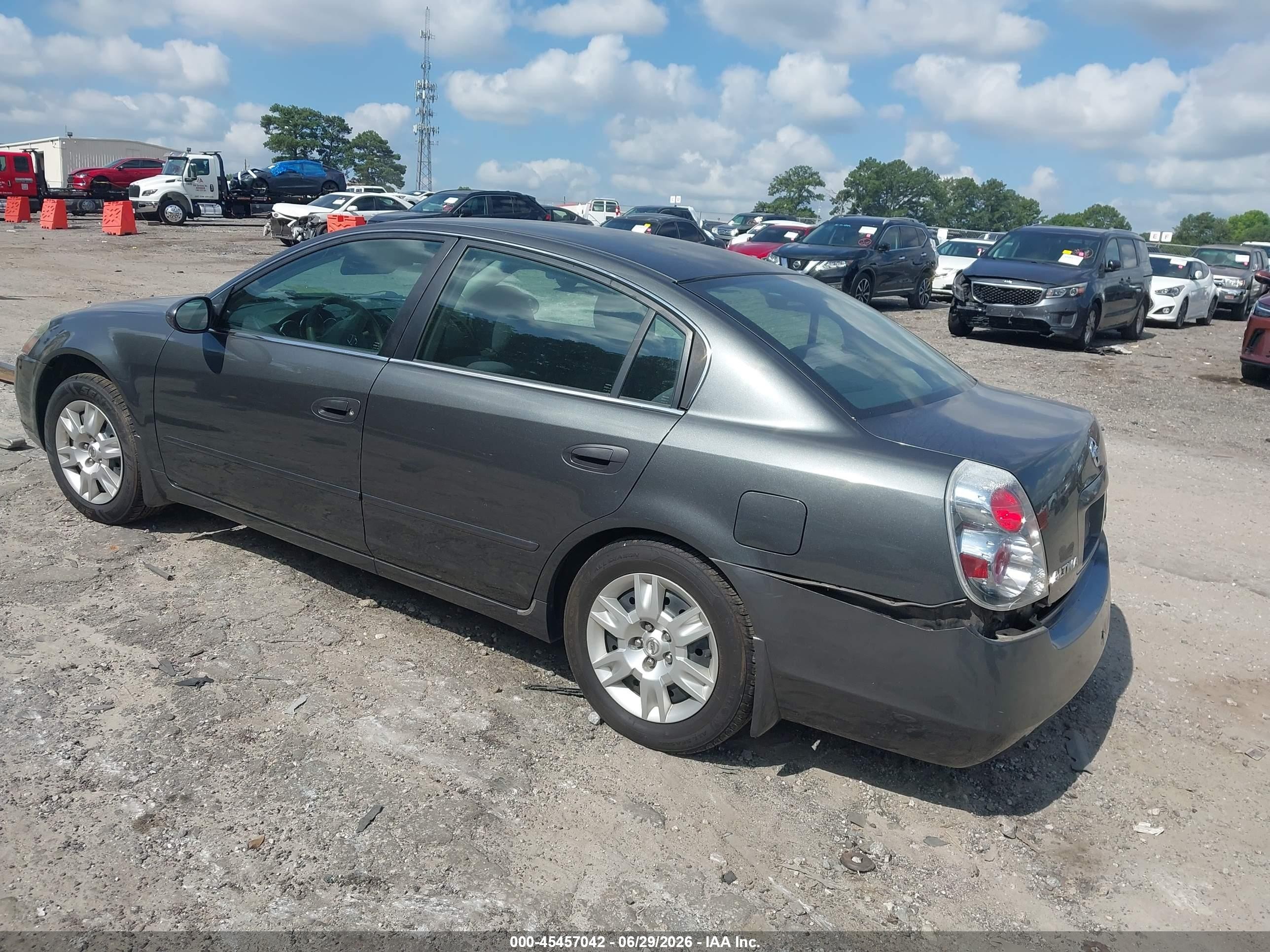 2006 Nissan Altima 2.5 S Серый vin: 1N4AL11D76N351394