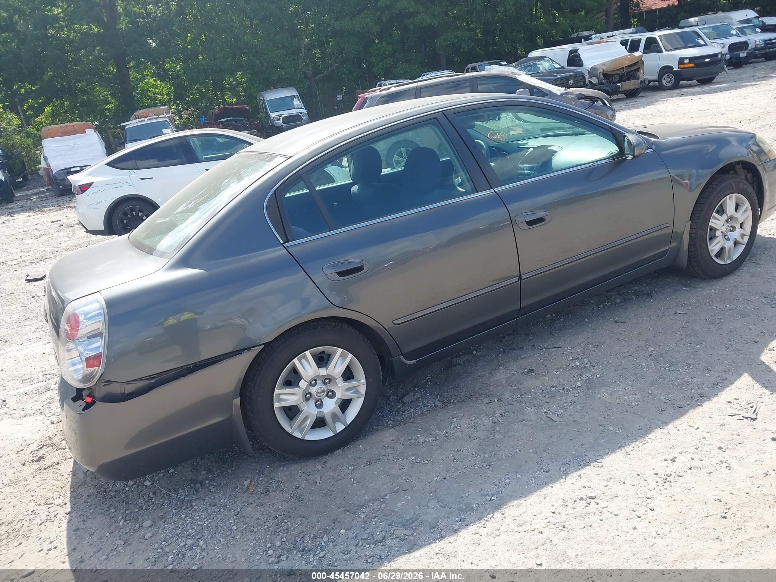 2006 Nissan Altima 2.5 S Серый vin: 1N4AL11D76N351394