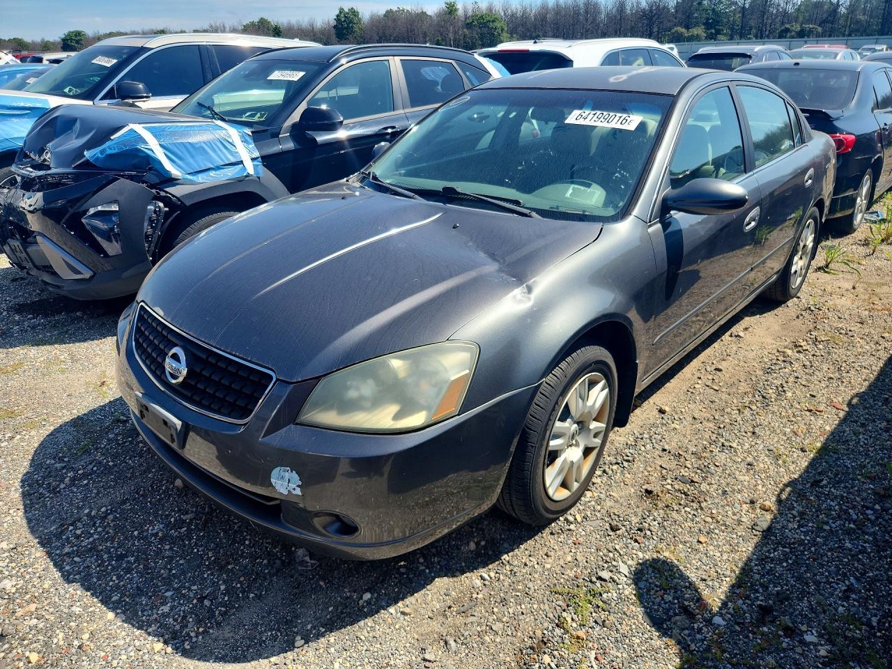 2006 Nissan Altima 2.5 Серый vin: 1N4AL11D76N361231