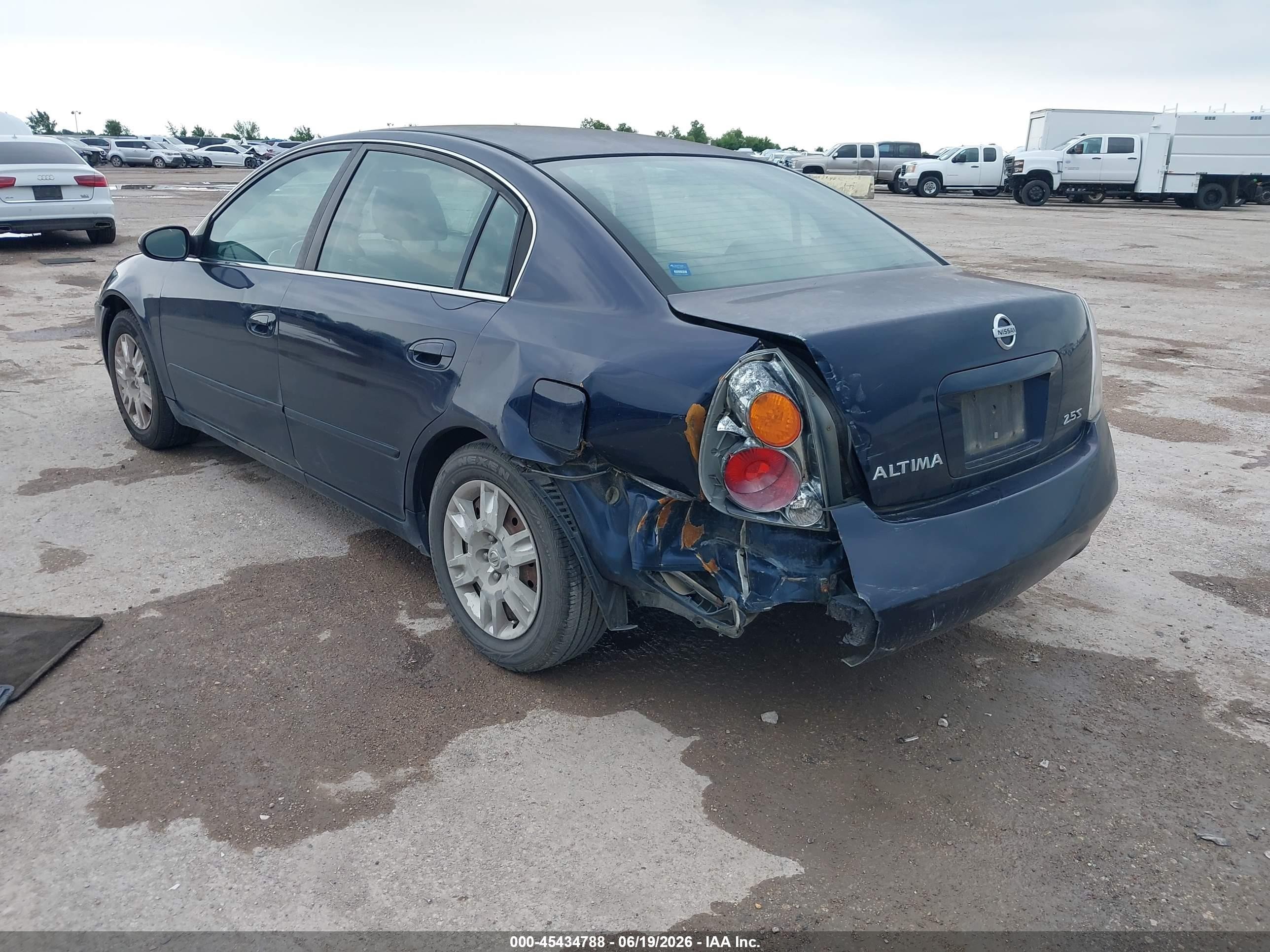 2006 Nissan Altima 2.5 S Blue vin: 1N4AL11D76N368308