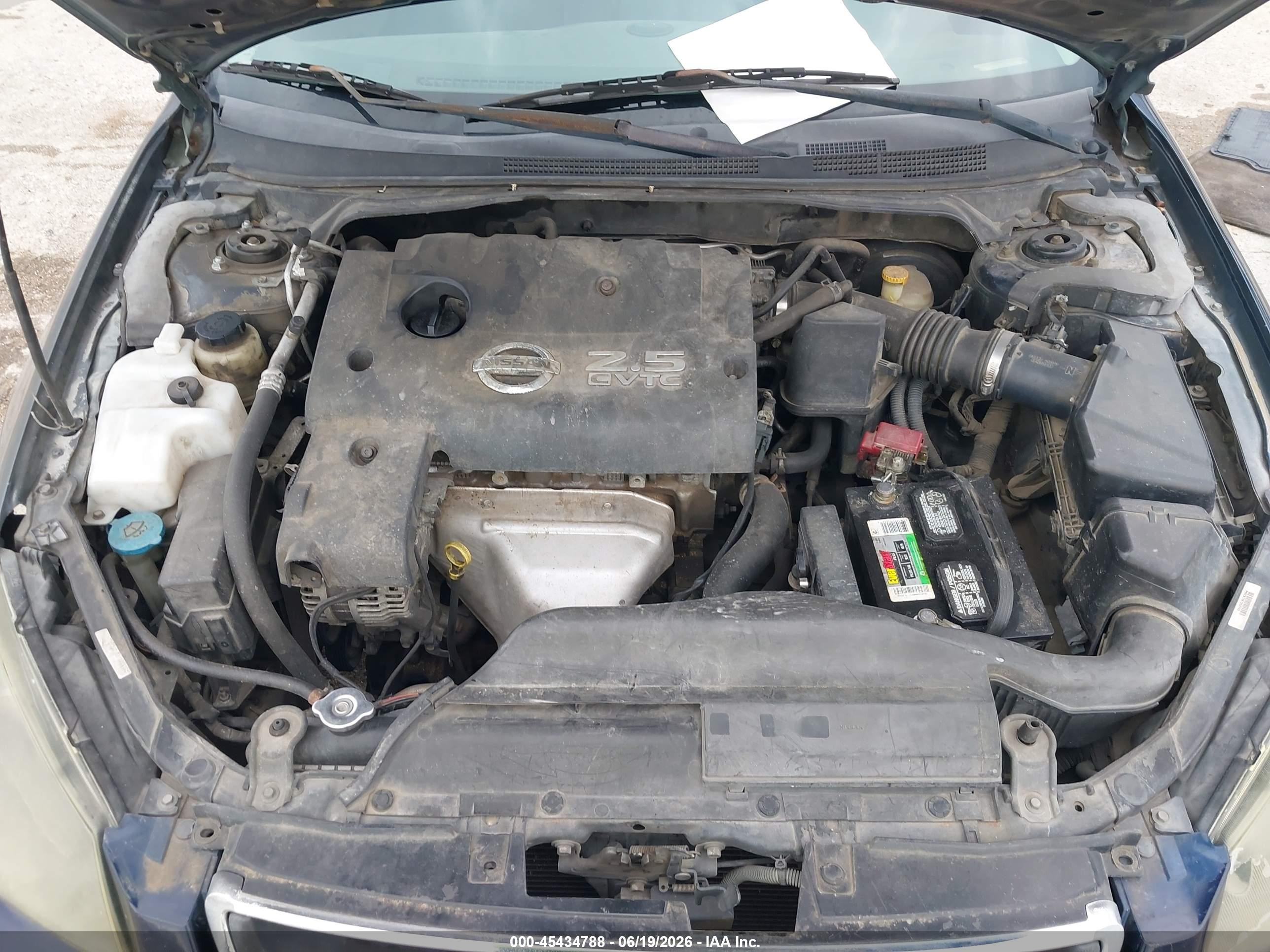 2006 Nissan Altima 2.5 S Blue vin: 1N4AL11D76N368308