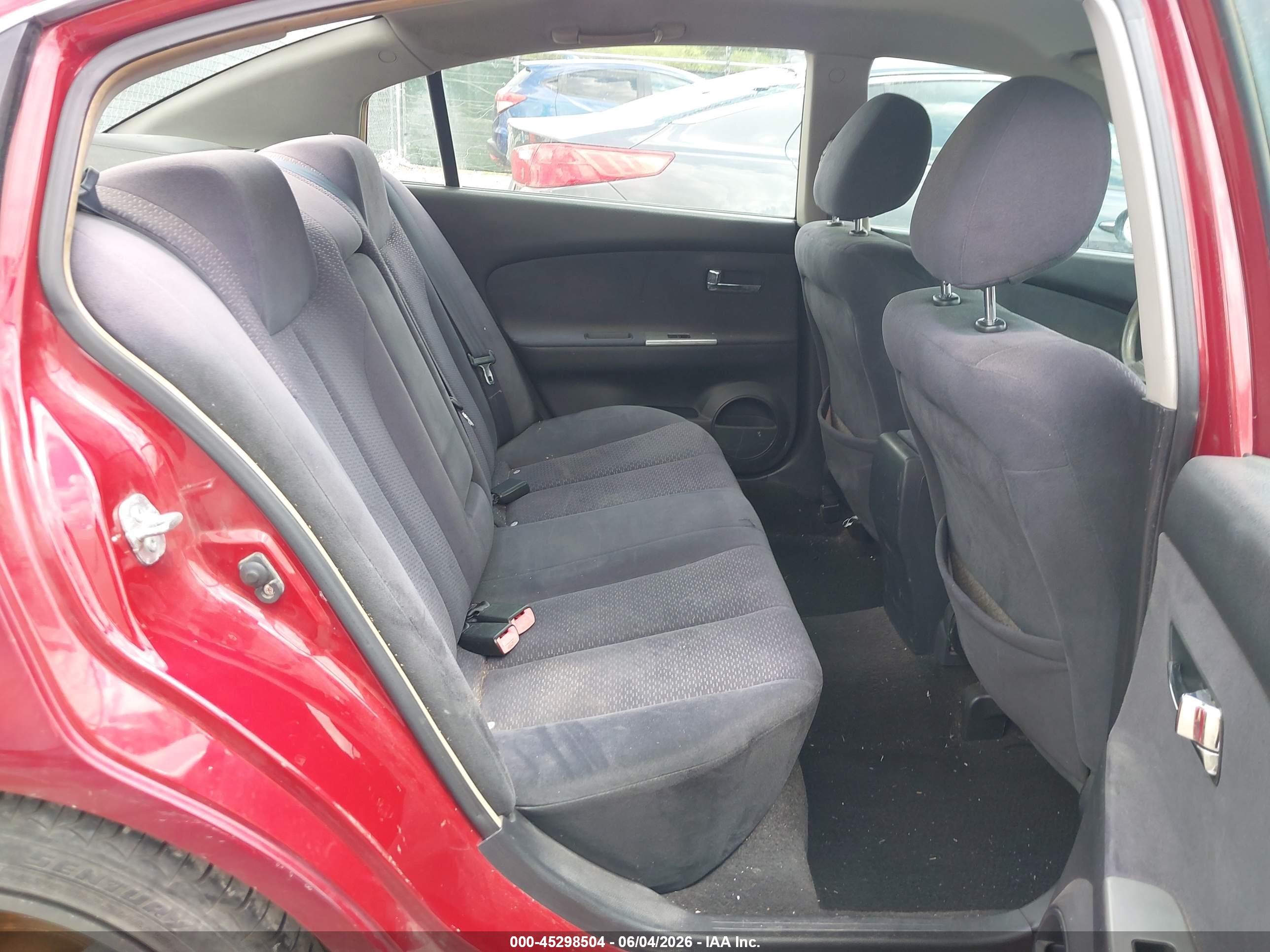 2006 Nissan Altima 2.5 S Red vin: 1N4AL11D76N376778