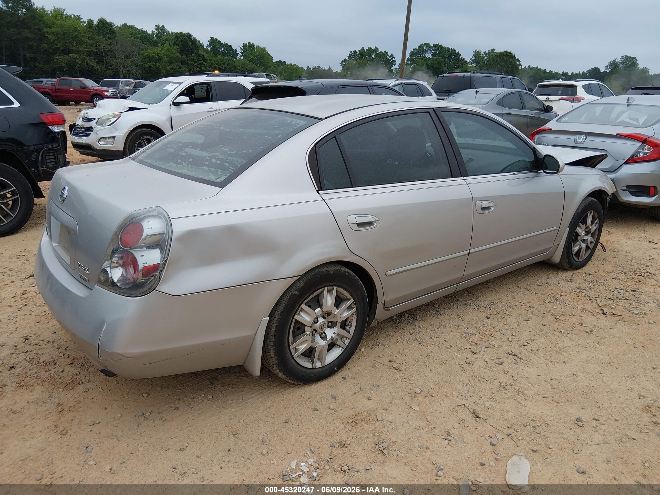 2006 Nissan Altima 2.5 S Silver vin: 1N4AL11D76N396898