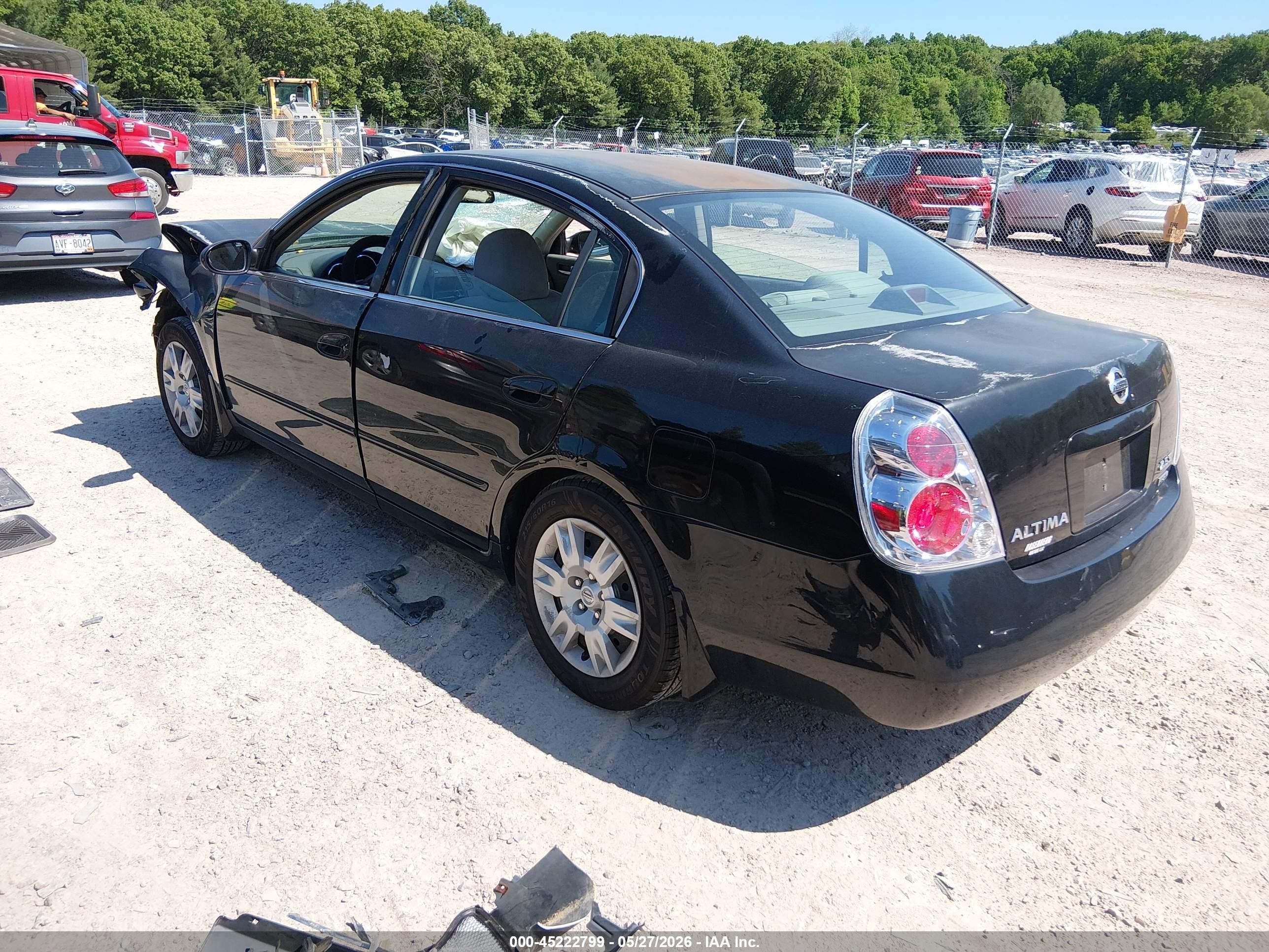 2006 Nissan Altima 2.5 S Black vin: 1N4AL11D76N427938