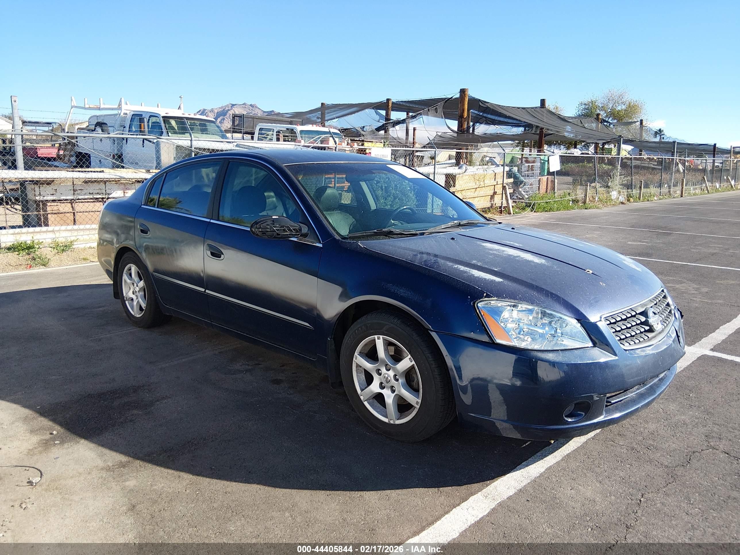 2006 Nissan Altima 2.5 S Blue vin: 1N4AL11D76N445646