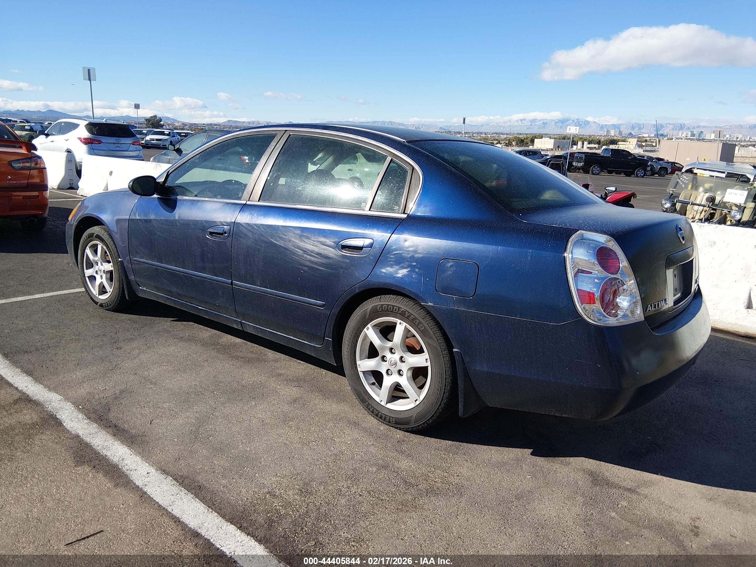 2006 Nissan Altima 2.5 S Blue vin: 1N4AL11D76N445646