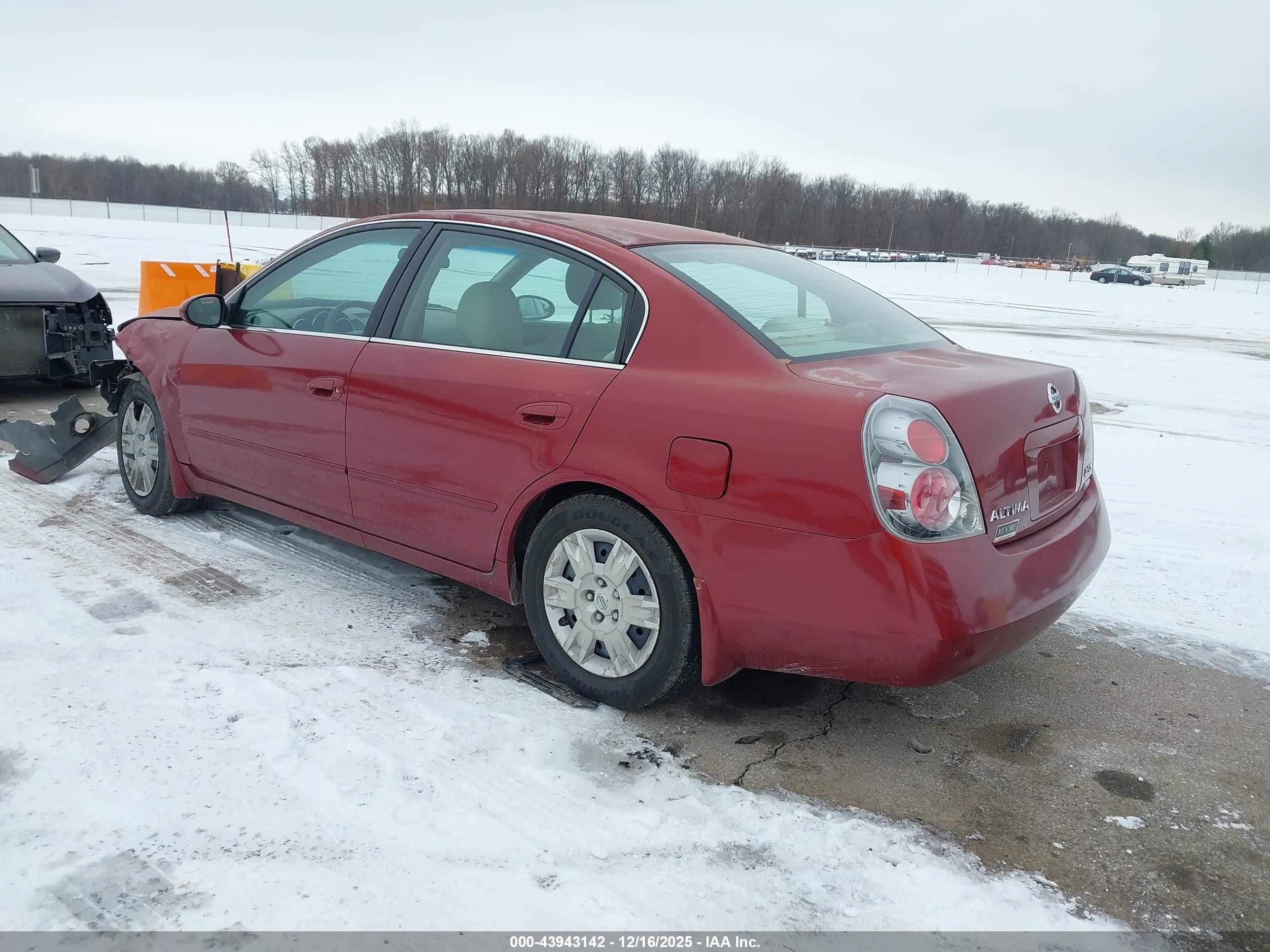 2006 Nissan Altima 2.5 S Red vin: 1N4AL11D76N449972
