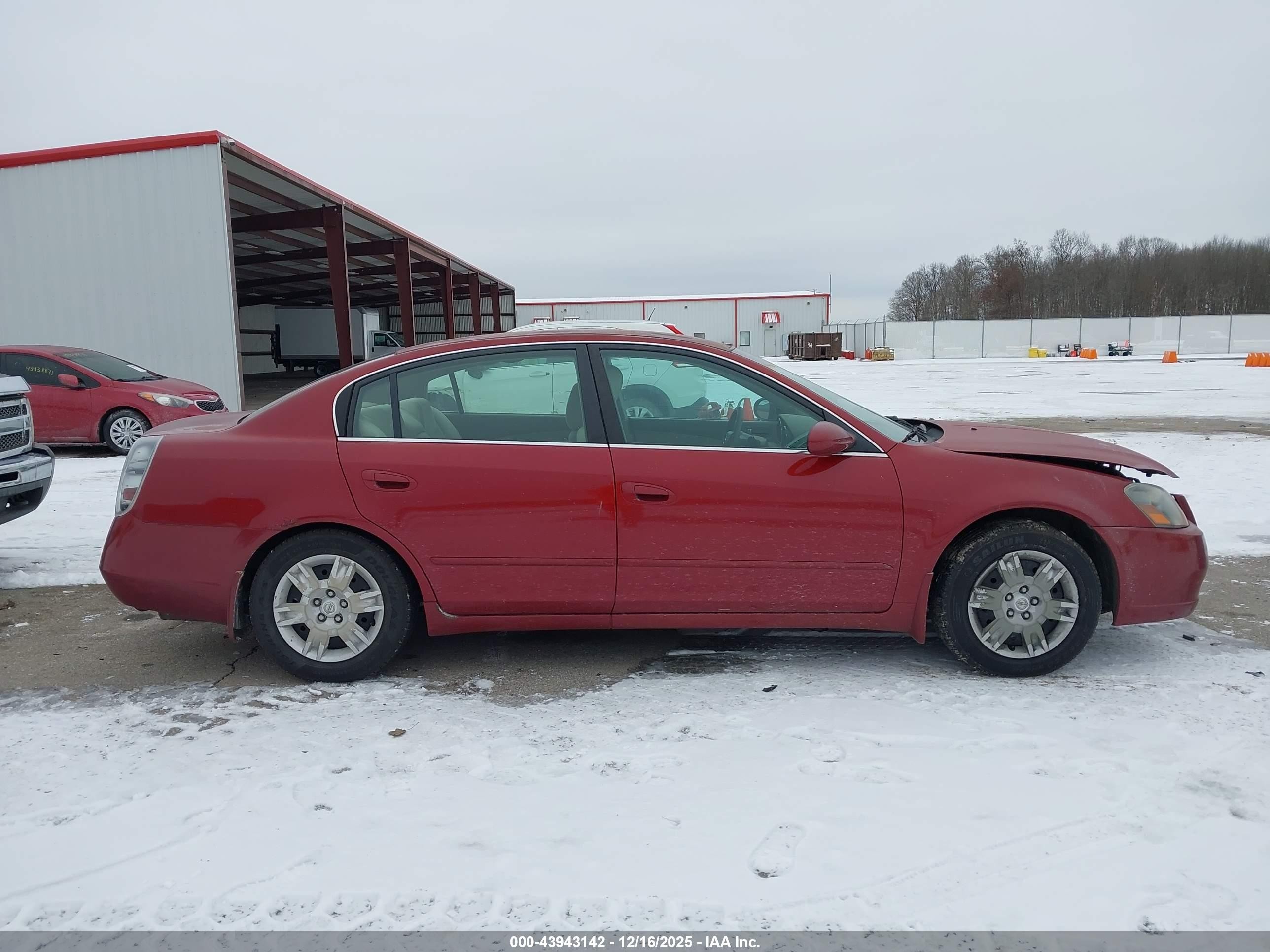 2006 Nissan Altima 2.5 S Red vin: 1N4AL11D76N449972