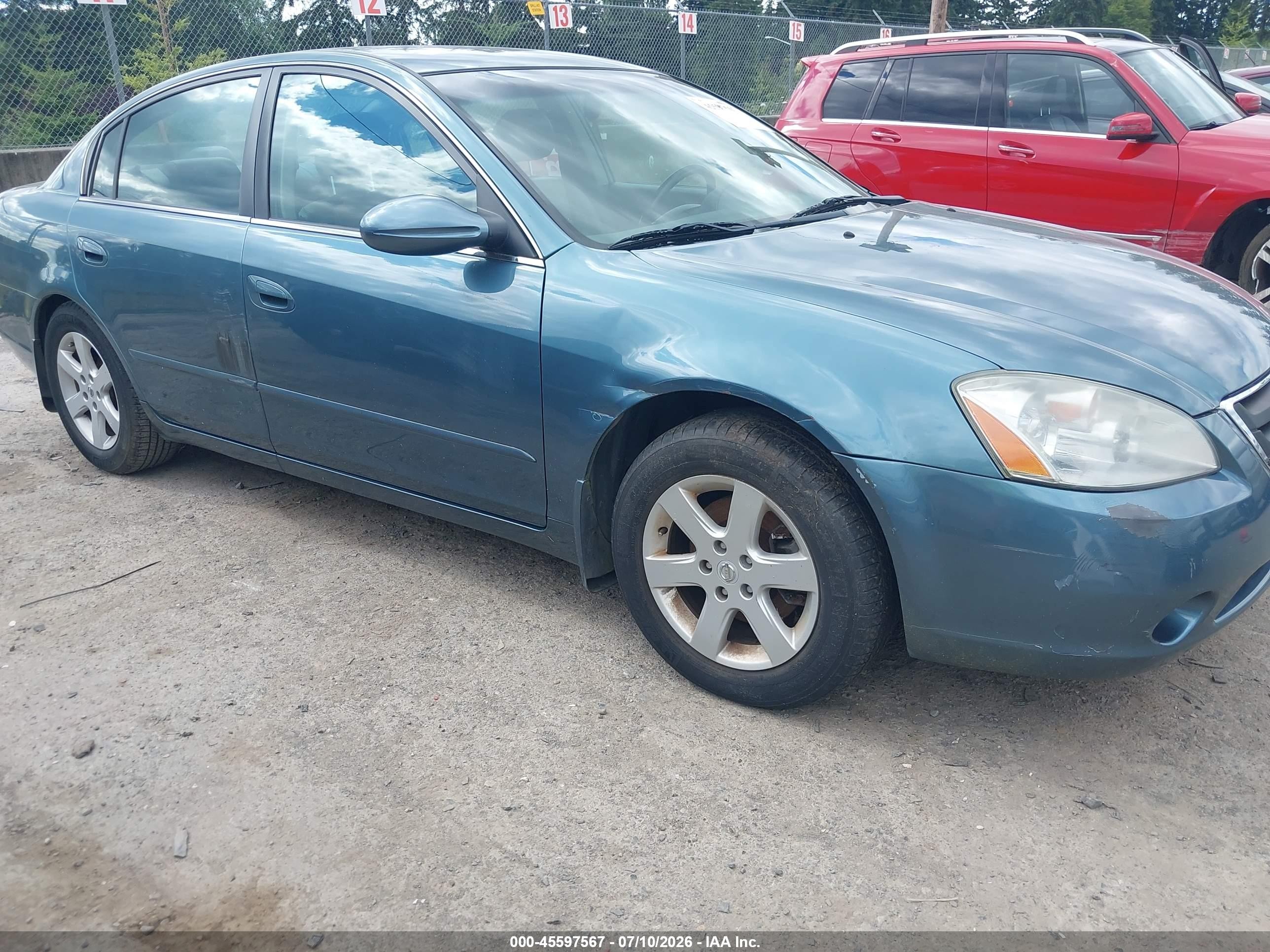 2002 Nissan Altima 2.5 Sl Blue vin: 1N4AL11D82C235711