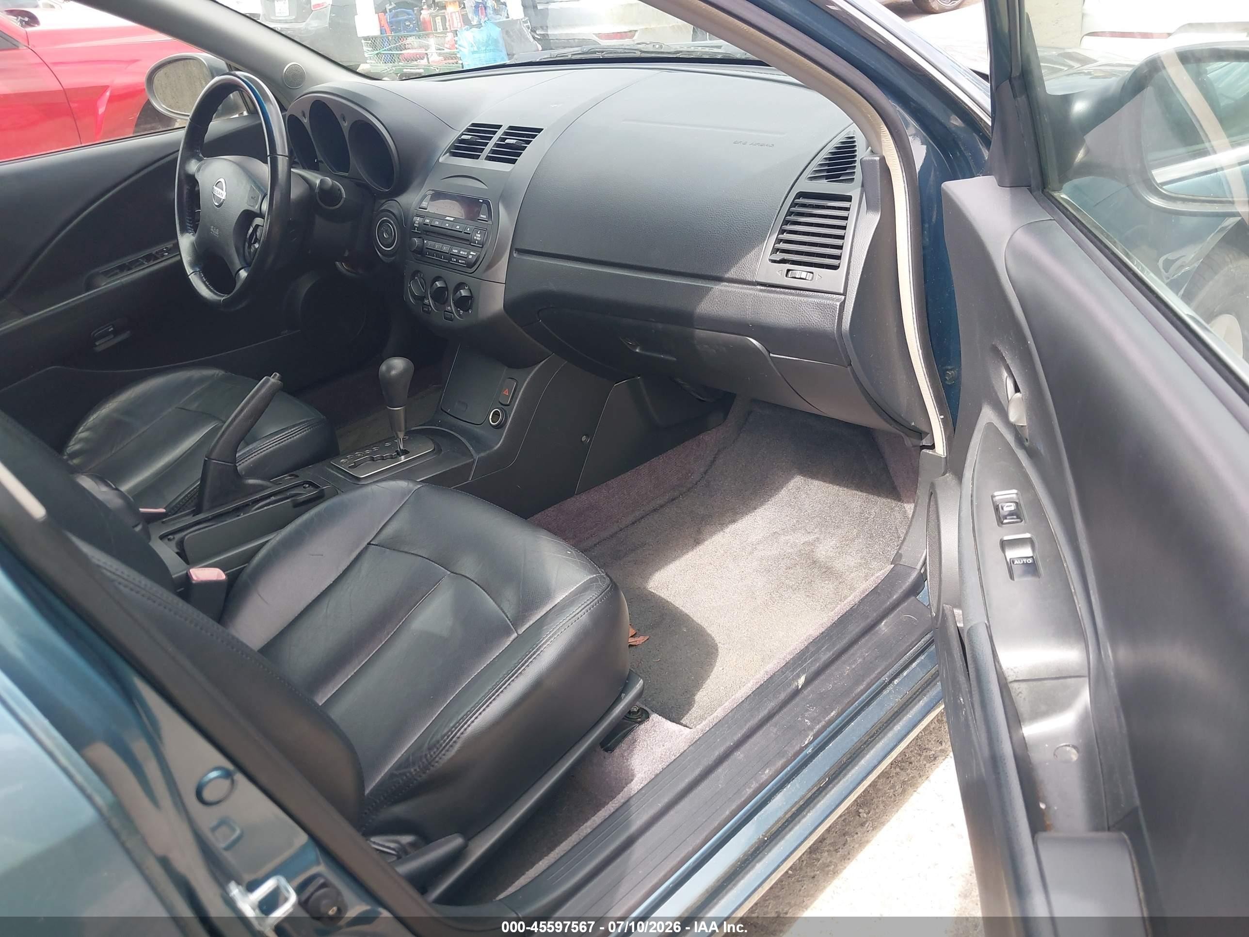 2002 Nissan Altima 2.5 Sl Blue vin: 1N4AL11D82C235711