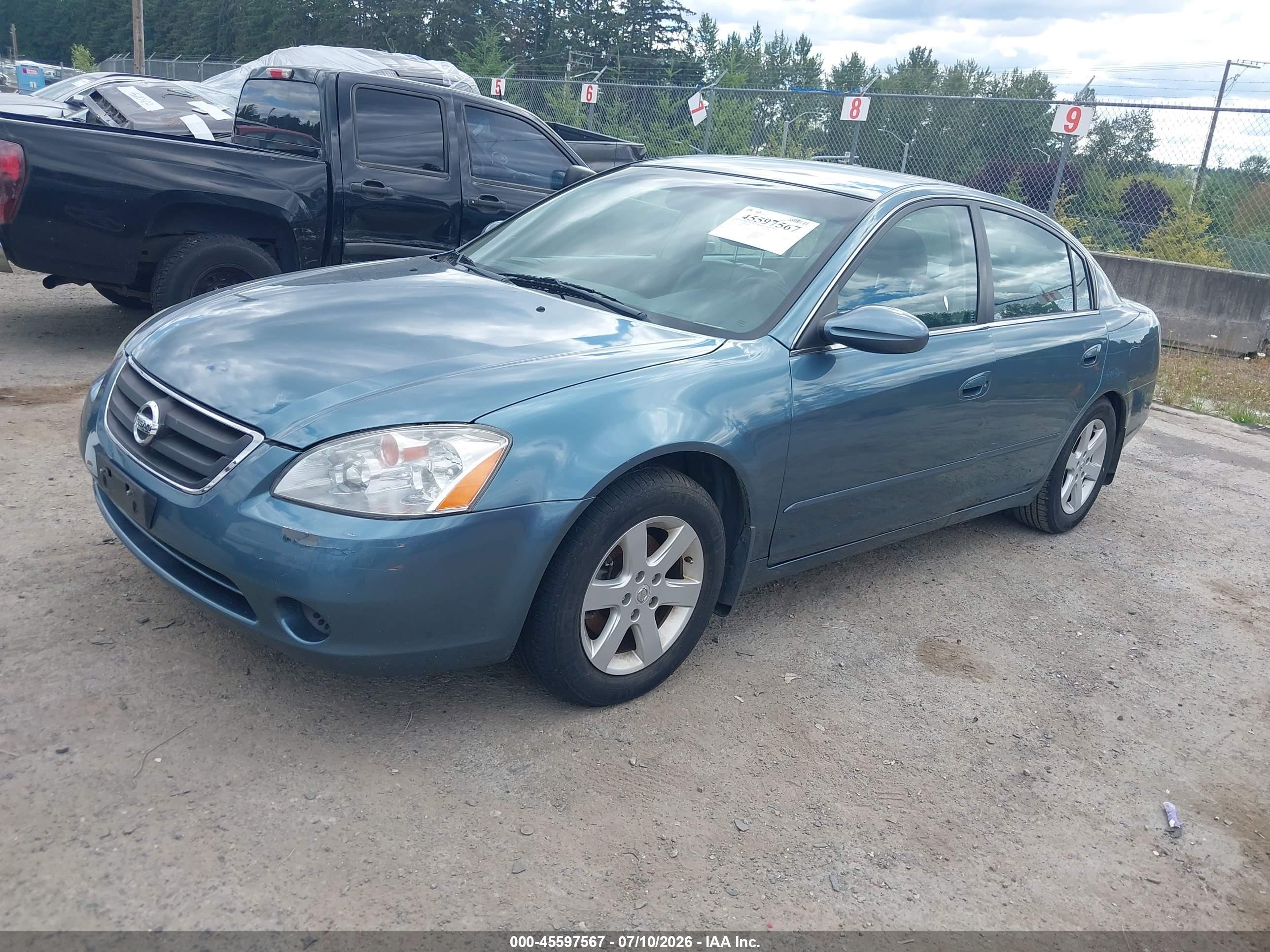 2002 Nissan Altima 2.5 Sl Blue vin: 1N4AL11D82C235711