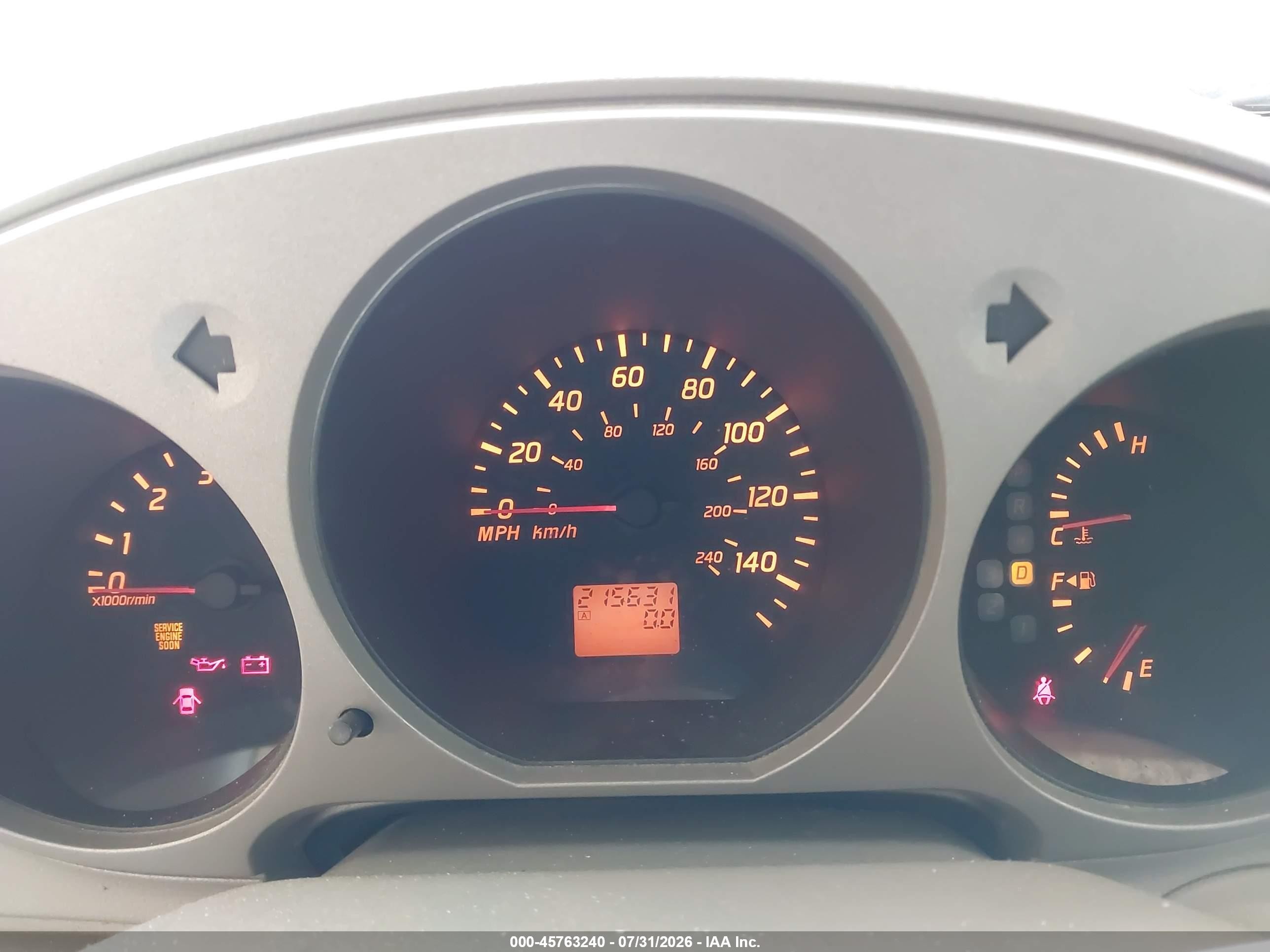 2002 Nissan Altima 2.5 S Синий vin: 1N4AL11D82C276565