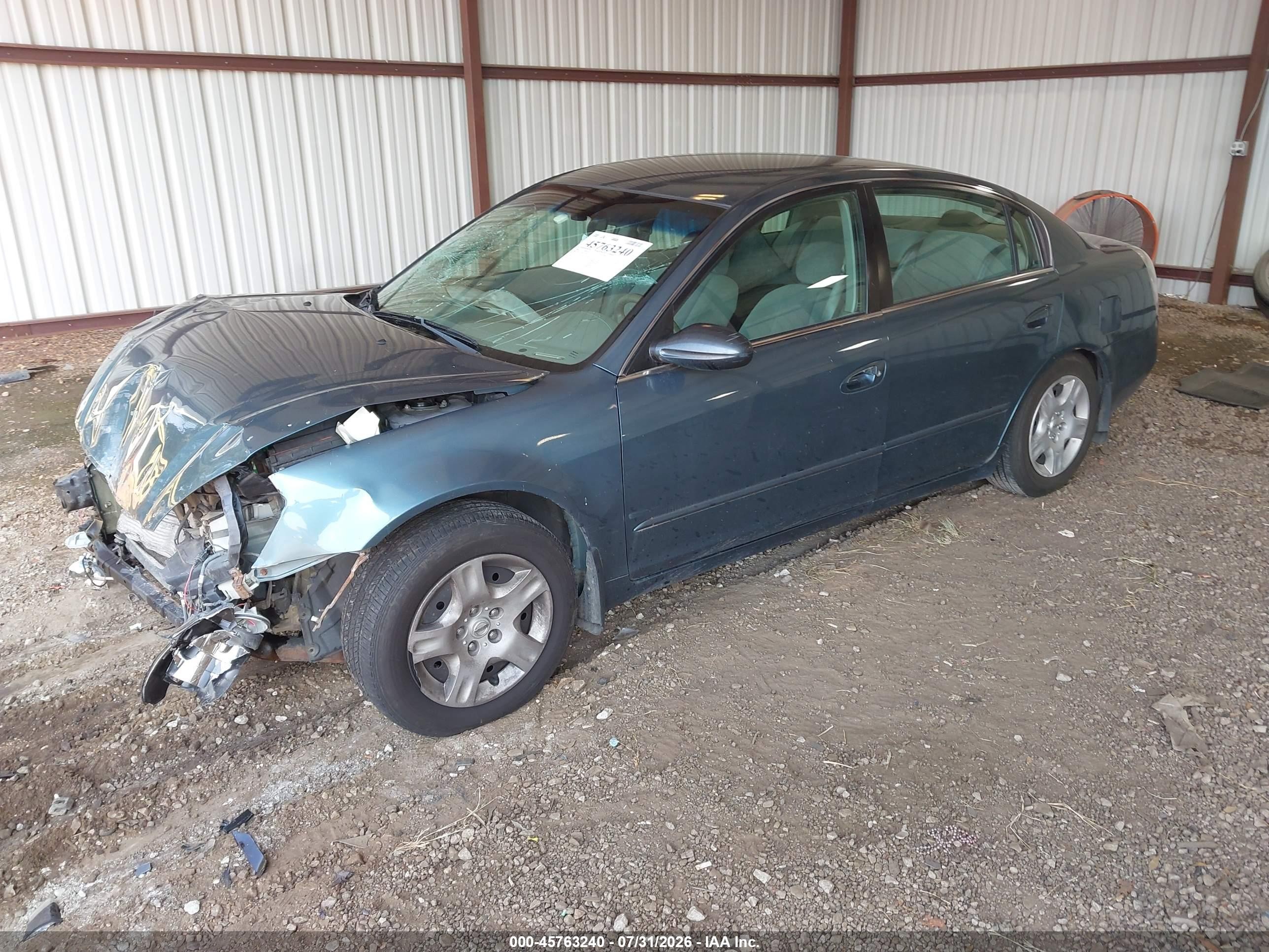 2002 Nissan Altima 2.5 S Синий vin: 1N4AL11D82C276565