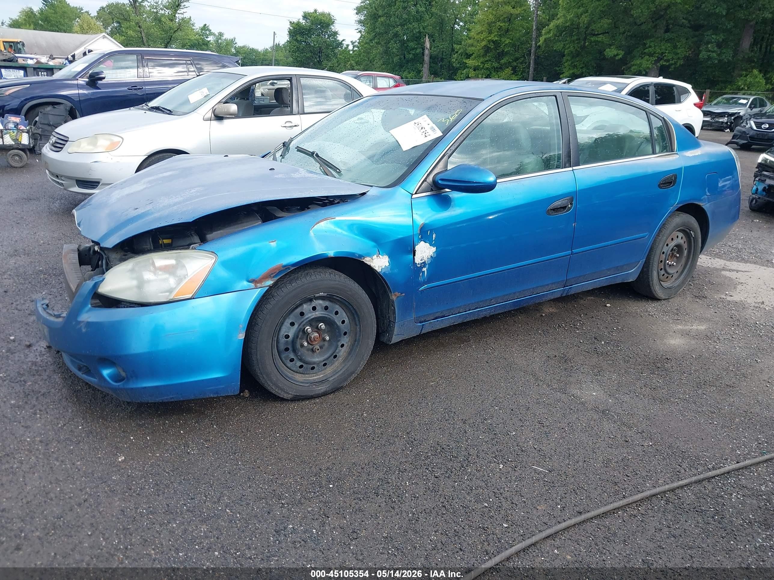 2003 Nissan Altima 2.5 S Blue vin: 1N4AL11D83C230851