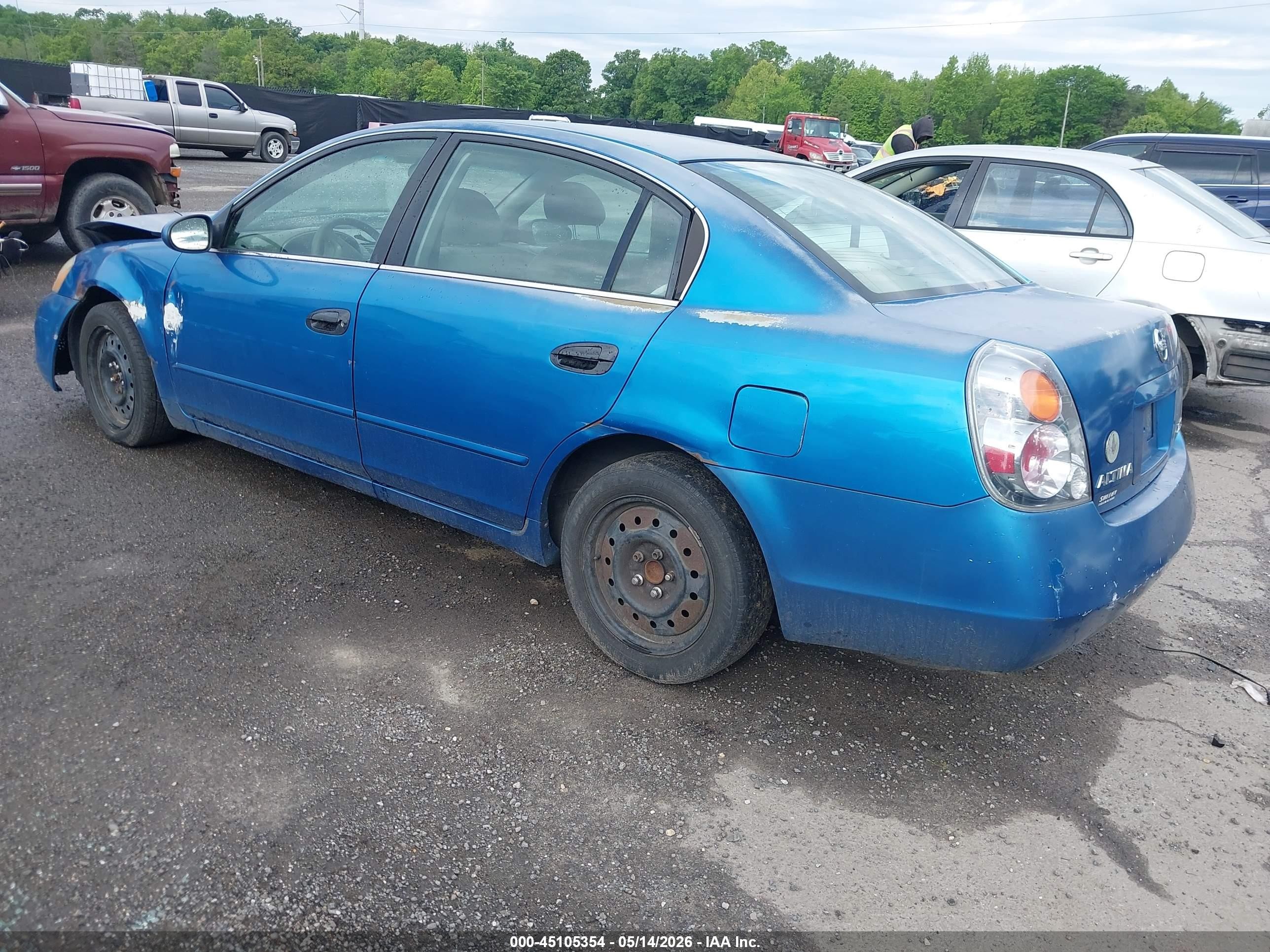 2003 Nissan Altima 2.5 S Blue vin: 1N4AL11D83C230851