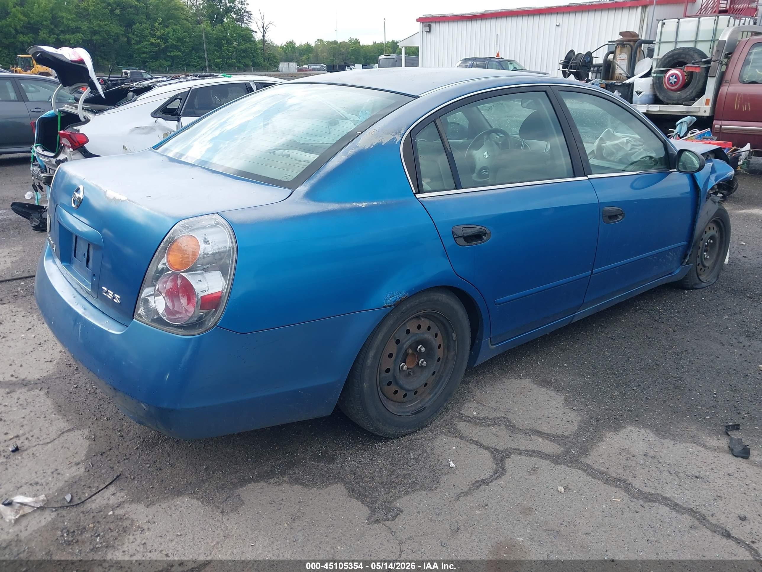 2003 Nissan Altima 2.5 S Blue vin: 1N4AL11D83C230851