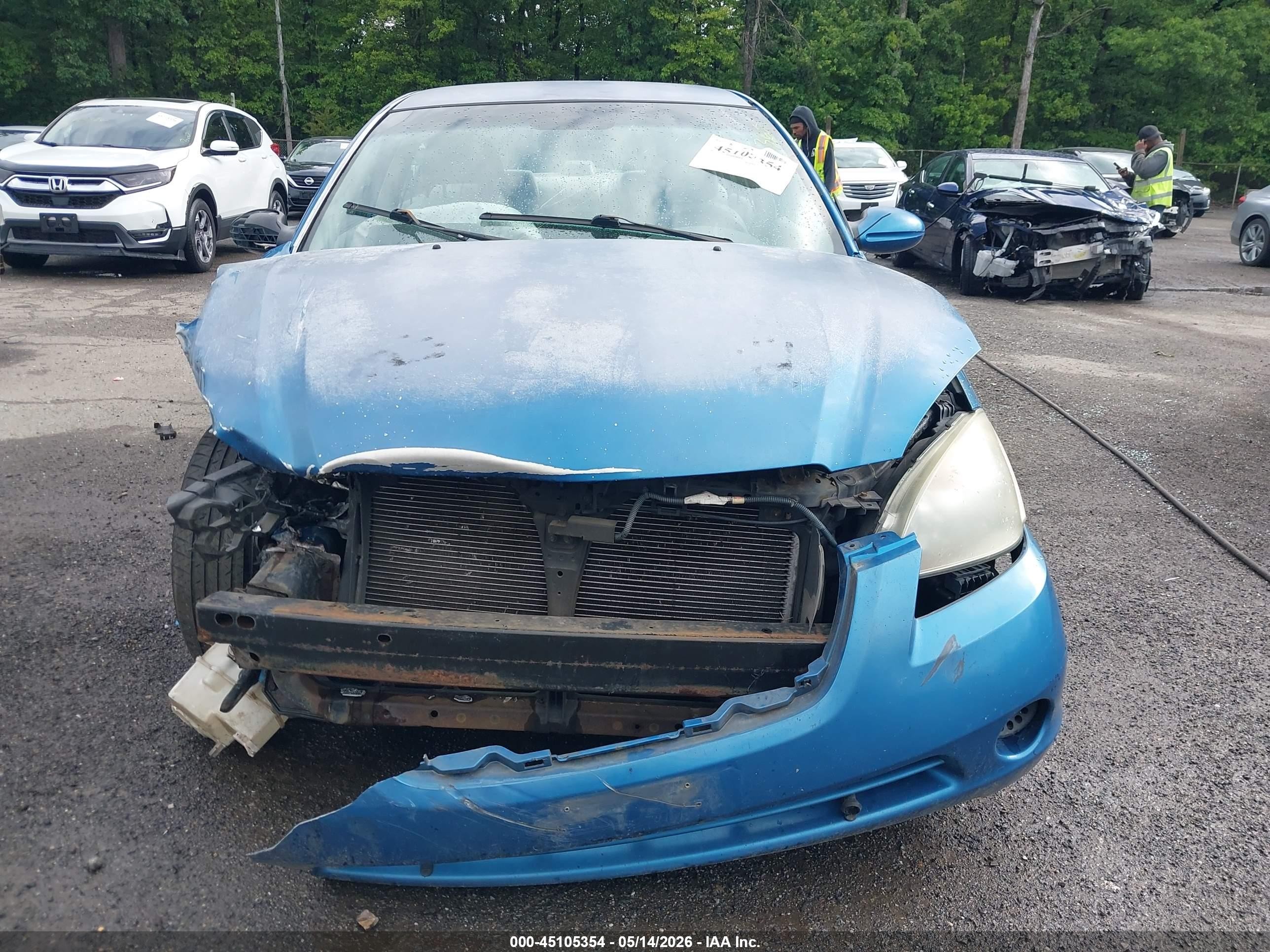 2003 Nissan Altima 2.5 S Blue vin: 1N4AL11D83C230851