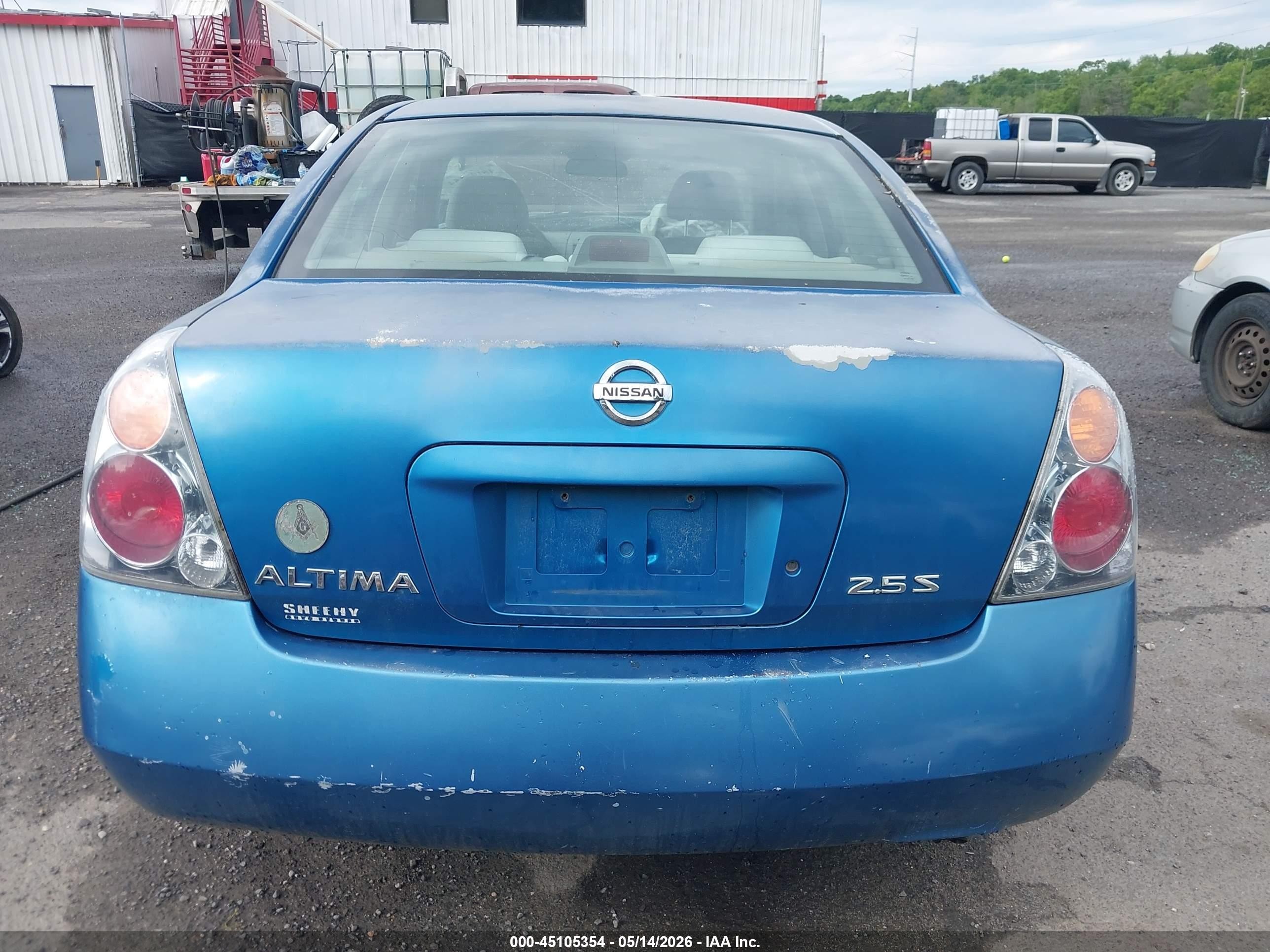 2003 Nissan Altima 2.5 S Blue vin: 1N4AL11D83C230851