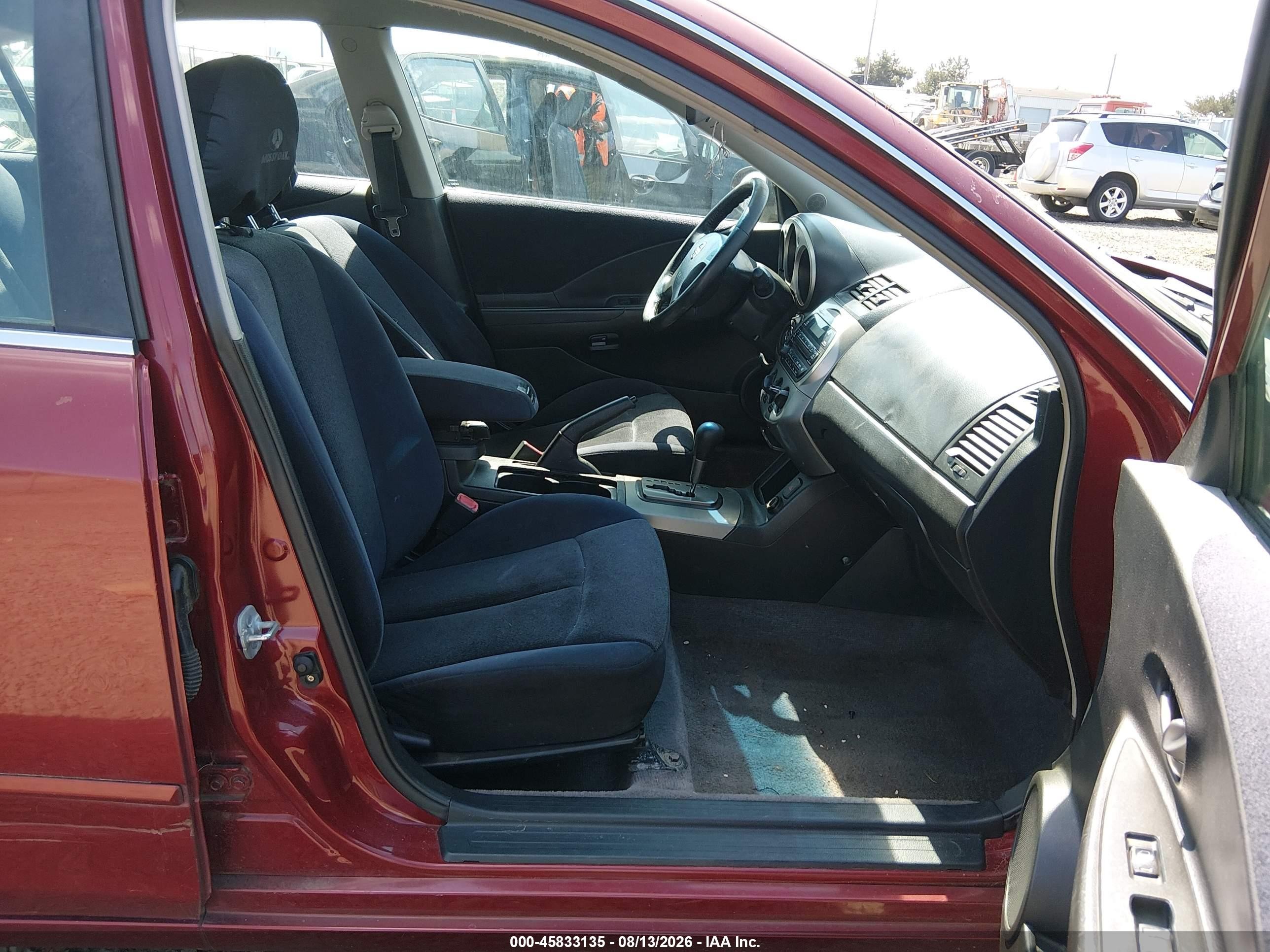 2003 Nissan Altima 2.5 S Red vin: 1N4AL11D83C276194