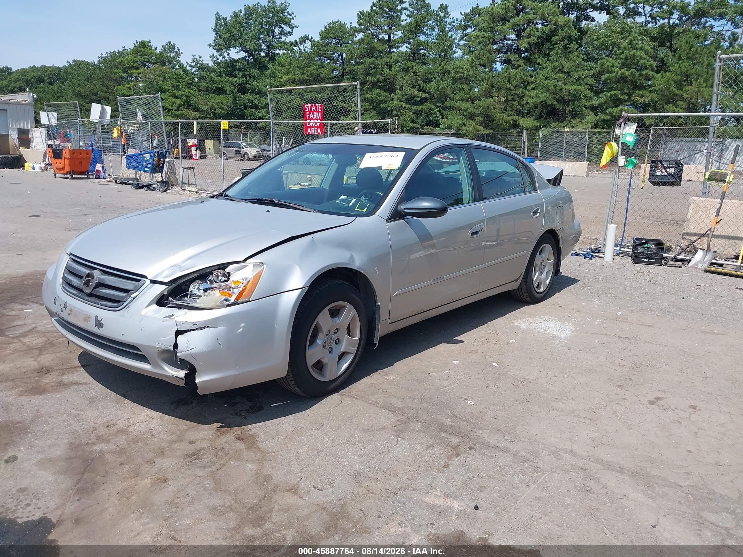2003 Nissan Altima 2.5 S Silver vin: 1N4AL11D83C325510