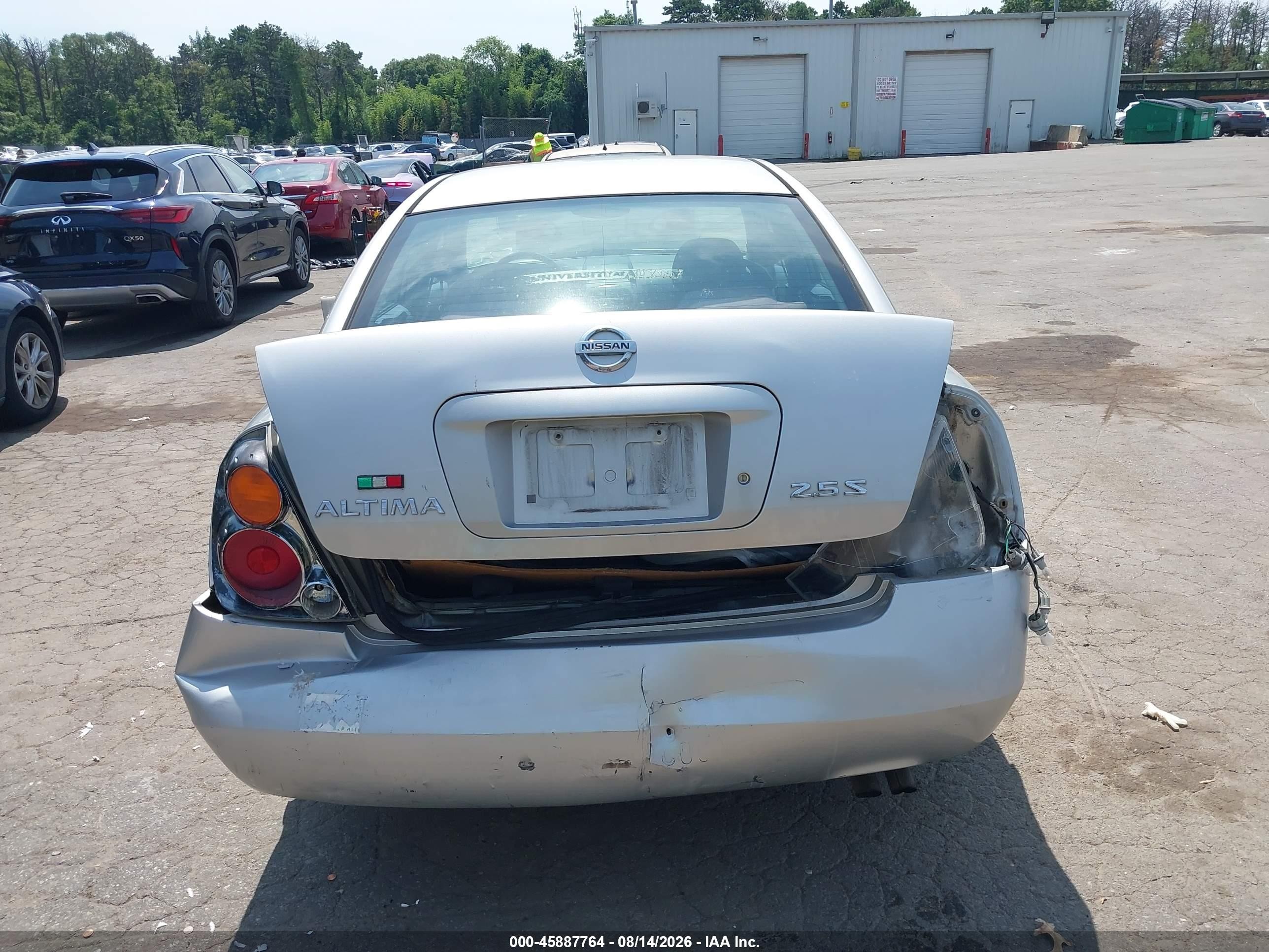 2003 Nissan Altima 2.5 S Silver vin: 1N4AL11D83C325510