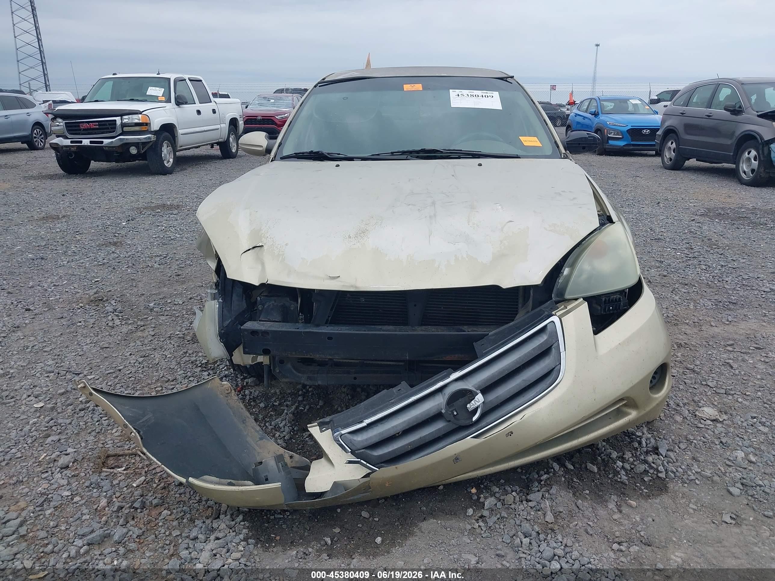 2004 Nissan Altima 2.5 S Gold vin: 1N4AL11D84C110422