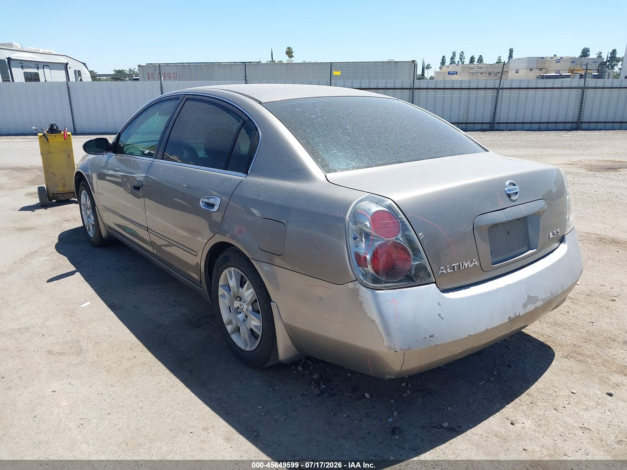 2005 Nissan Altima 2.5 S Gray vin: 1N4AL11D85C198115