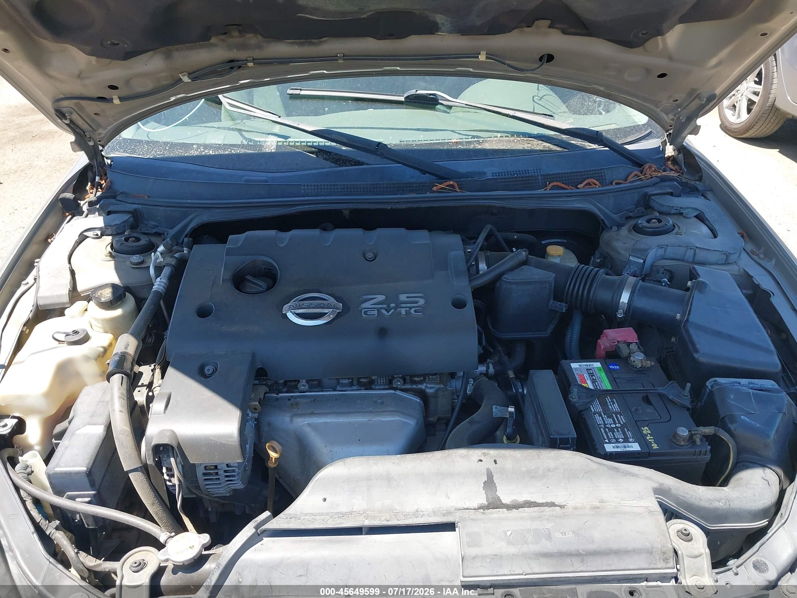 2005 Nissan Altima 2.5 S Gray vin: 1N4AL11D85C198115