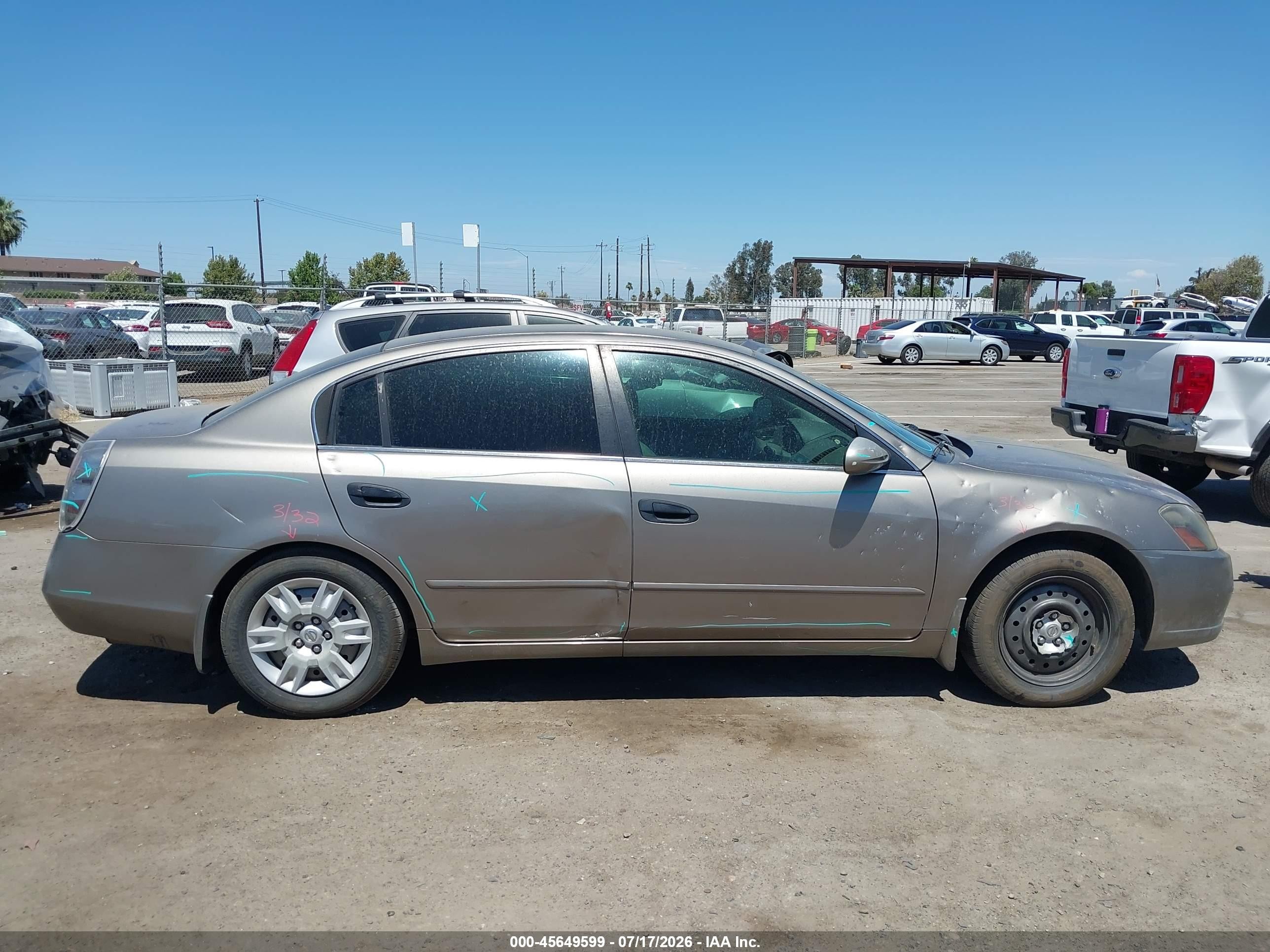 2005 Nissan Altima 2.5 S Gray vin: 1N4AL11D85C198115